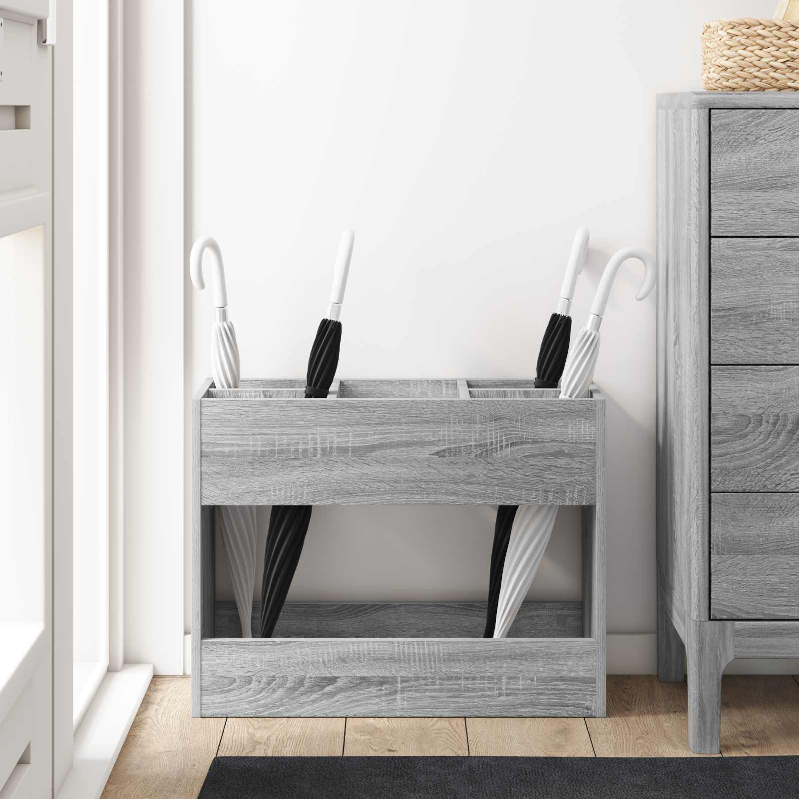 Supporto per Ombrellone Grigio Sonoma 65 x 24 x 50 cm