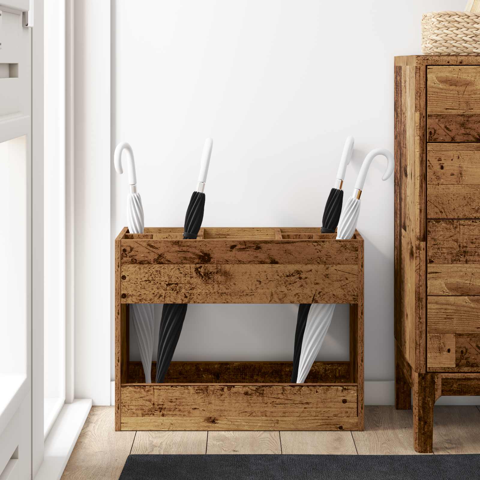Supporto per Ombrellone Legno vecchio 65 x 24 x 50 cm