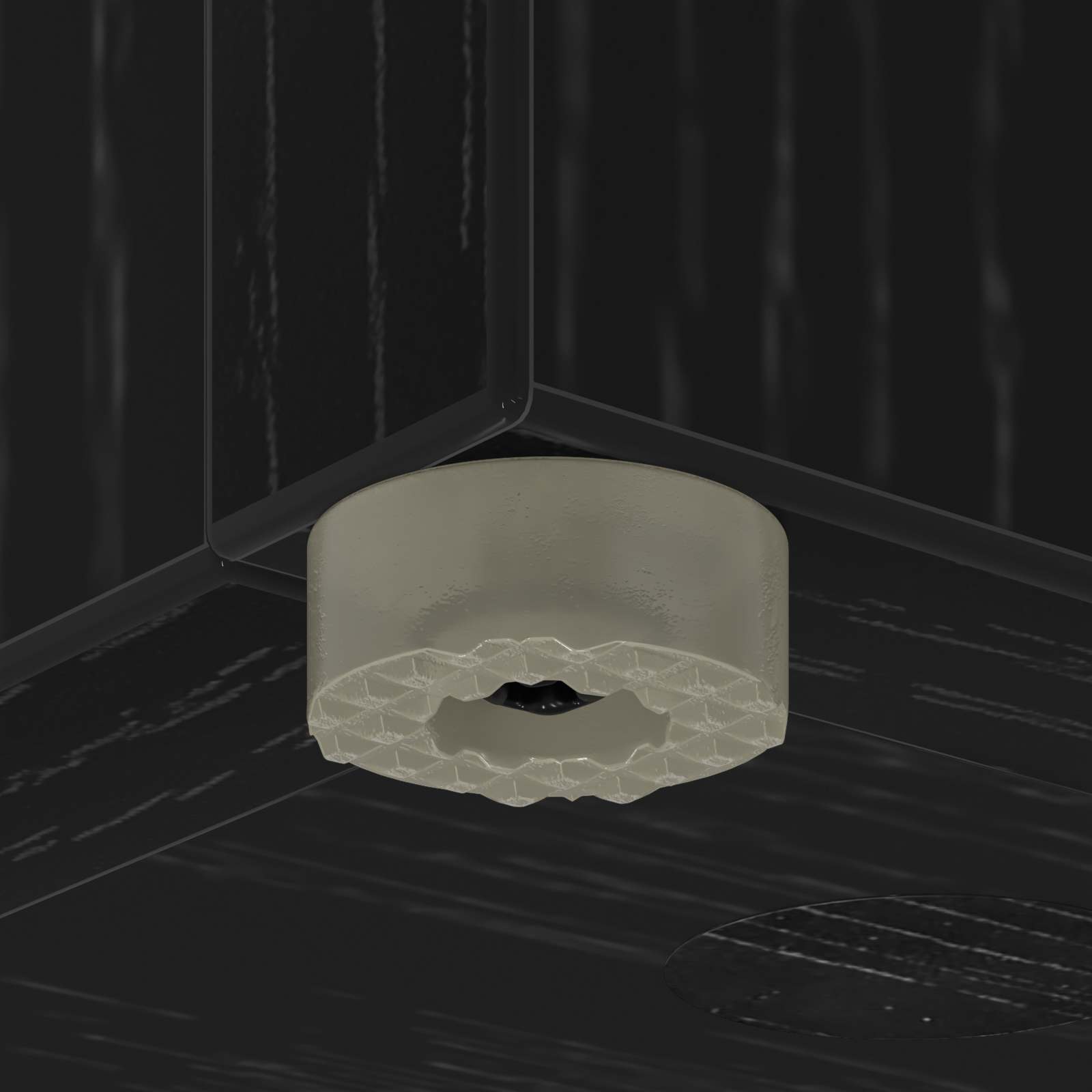 Supporto per Ombrellone Rovere Nero 40 x 20 x 55,5 cm