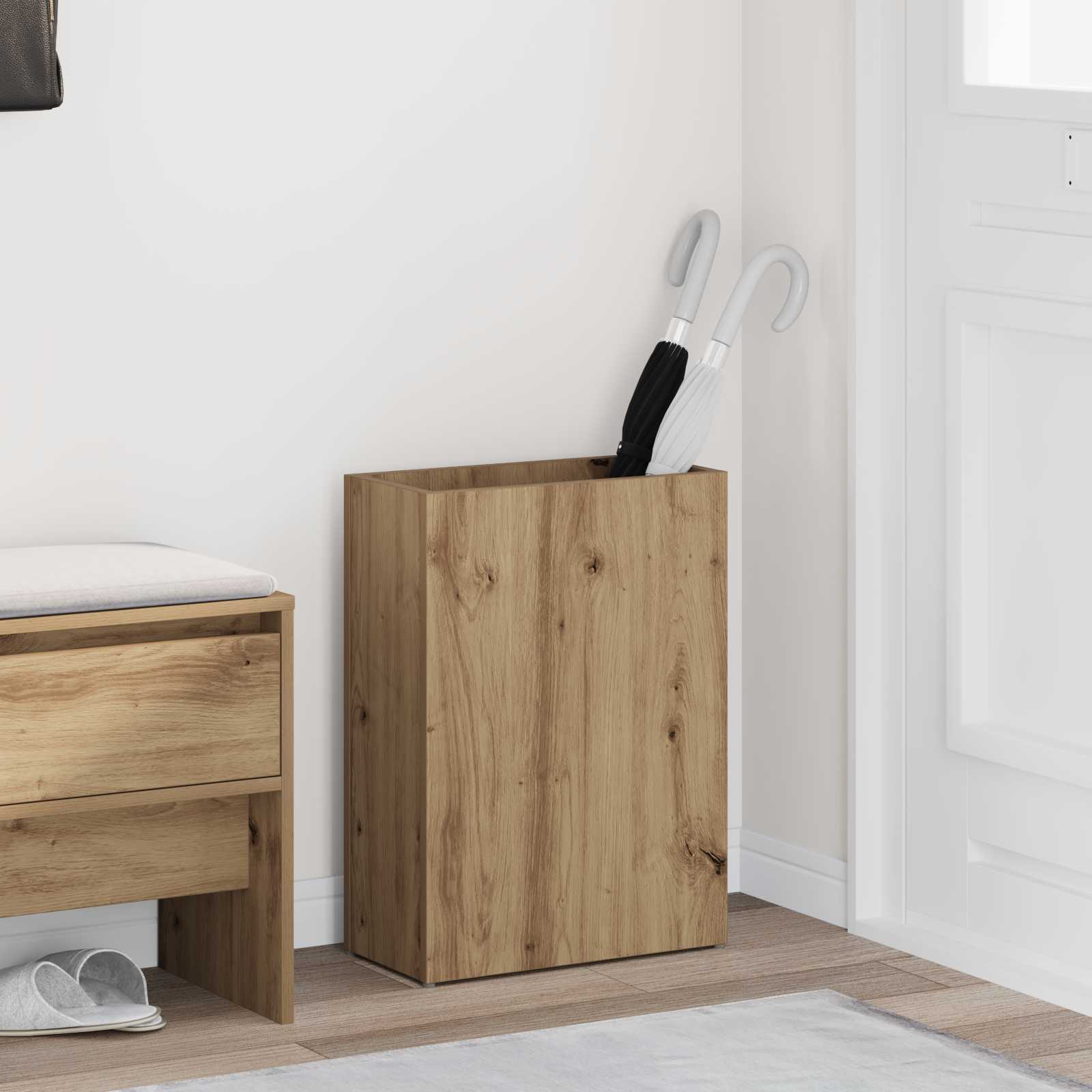 Supporto per Ombrellone Rovere artigianale 40 x 20 x 55,5 cm