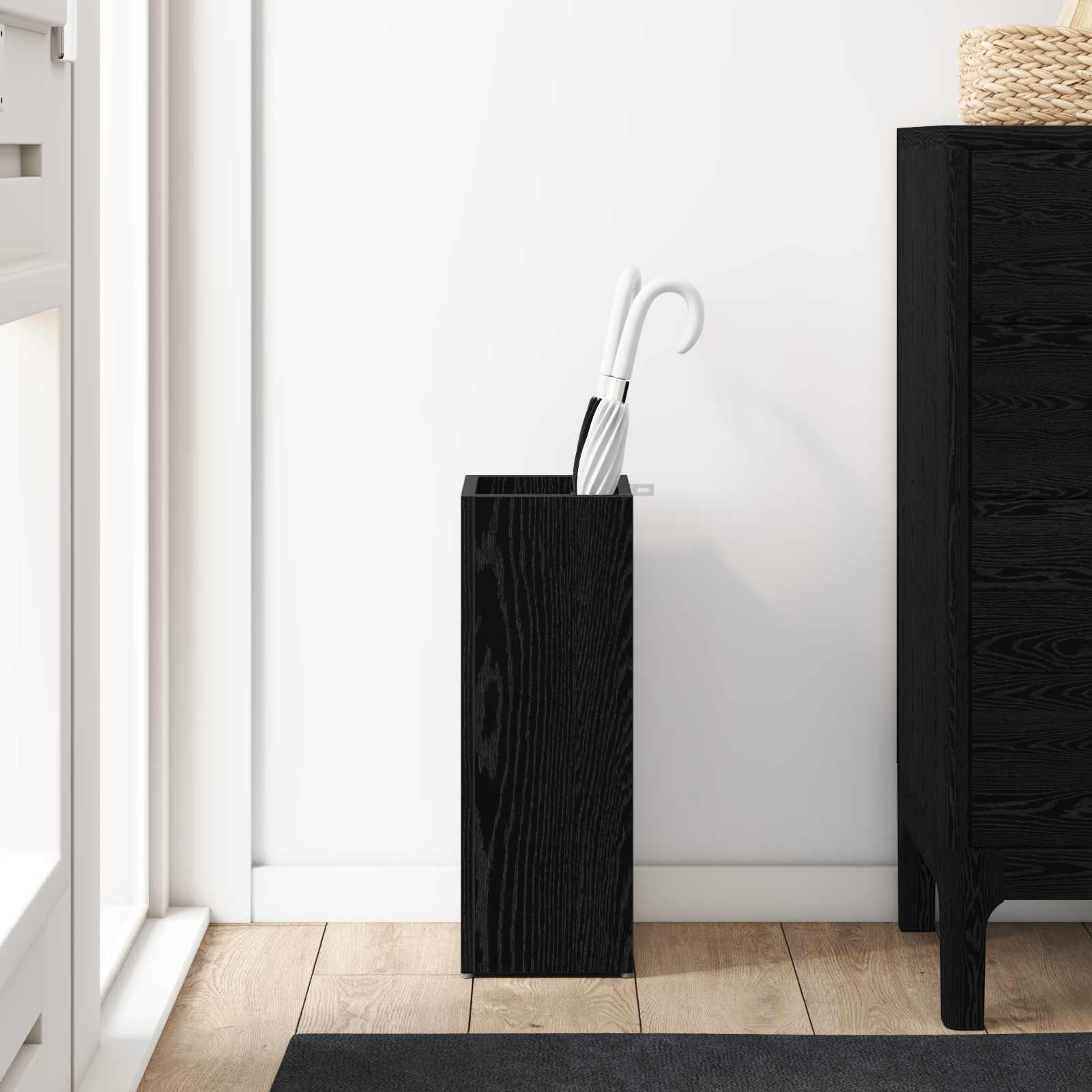 Supporto per Ombrellone Rovere Nero 20 x 20 x 55,5 cm