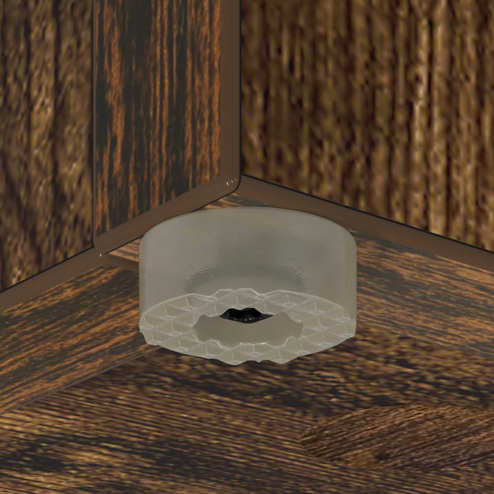 Supporto per Ombrellone Rovere fumé 20 x 20 x 55,5 cm