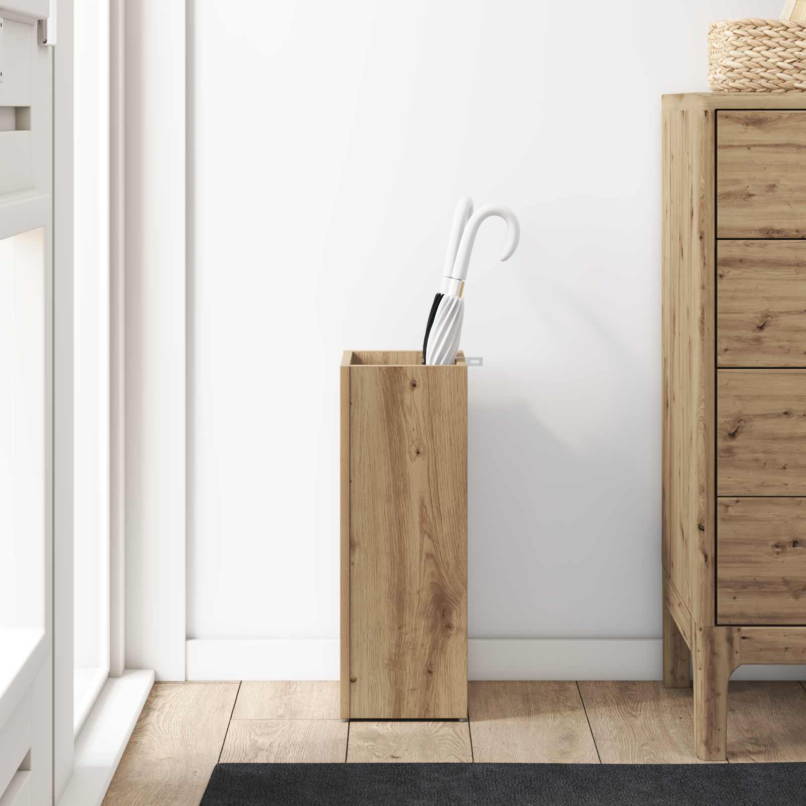 Supporto per Ombrellone Rovere artigianale 20 x 20 x 55,5 cm