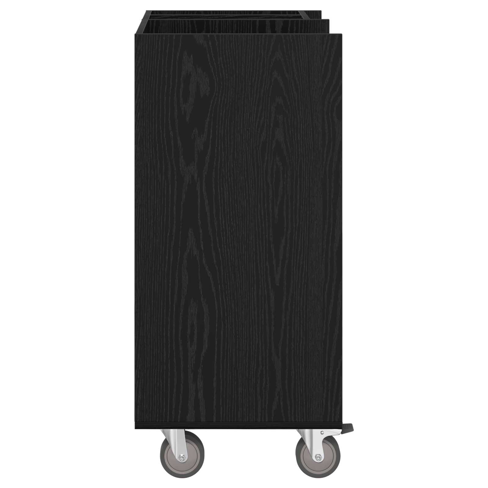 Armadio per Golf con ruota Rovere Nero 65 x 45 x 98 cm