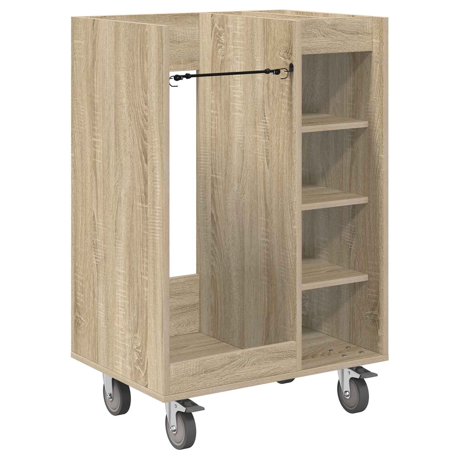 Armadio per Golf con ruota Rovere Sonoma 65 x 45 x 98 cm