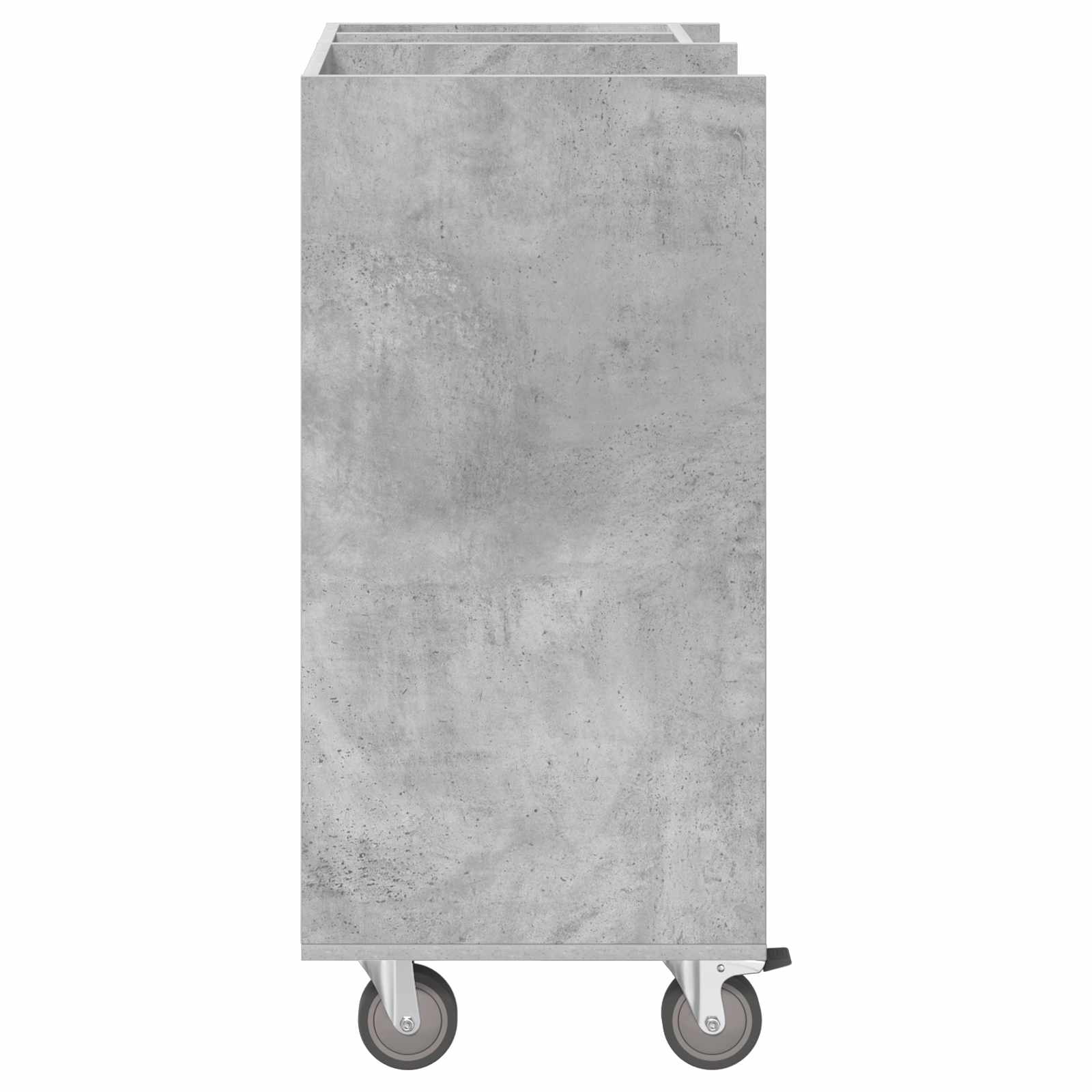 Armadio per Golf con ruota Grigio cemento 65 x 45 x 98 cm