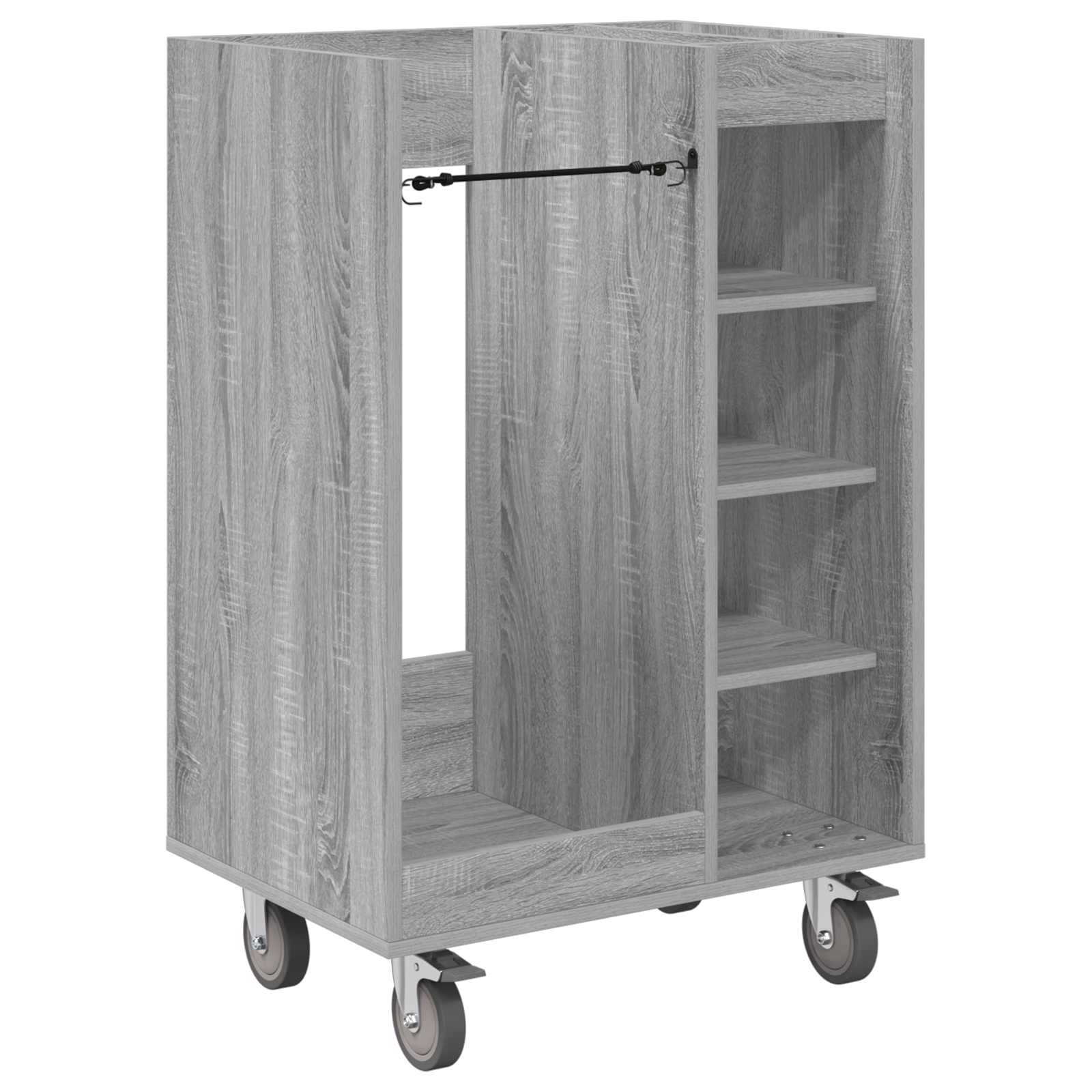 Armadio per Golf con ruota Grigio Sonoma 65 x 45 x 98 cm