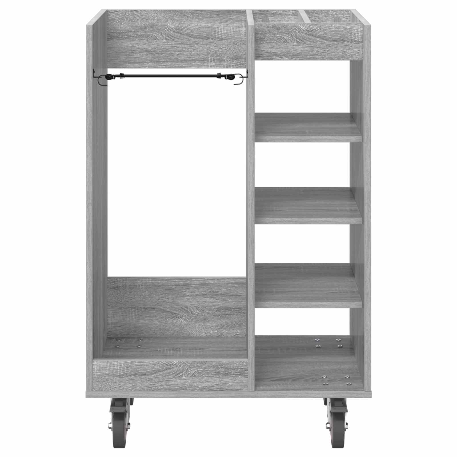 Armadio per Golf con ruota Grigio Sonoma 65 x 45 x 98 cm