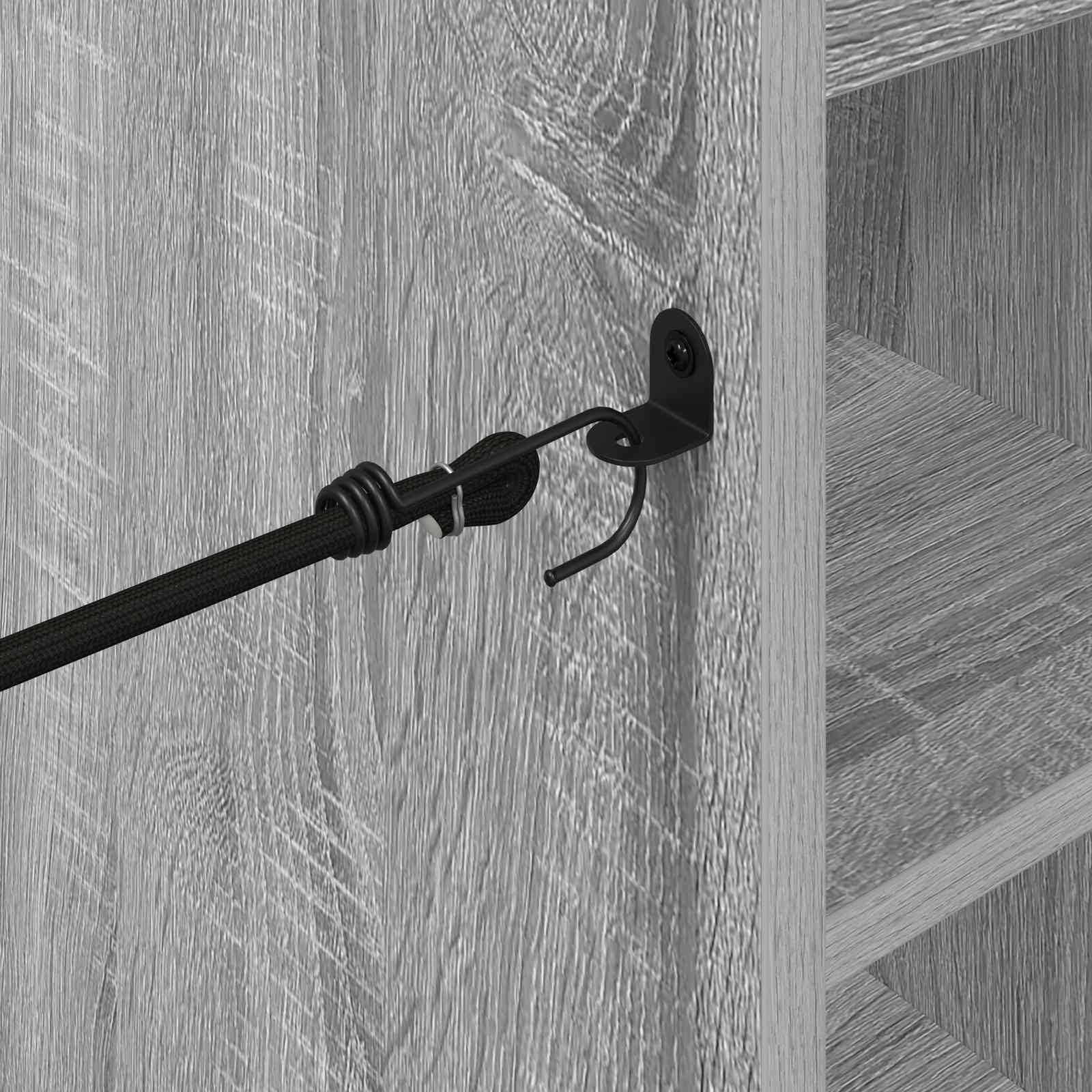 Armadio per Golf con ruota Grigio Sonoma 65 x 45 x 98 cm