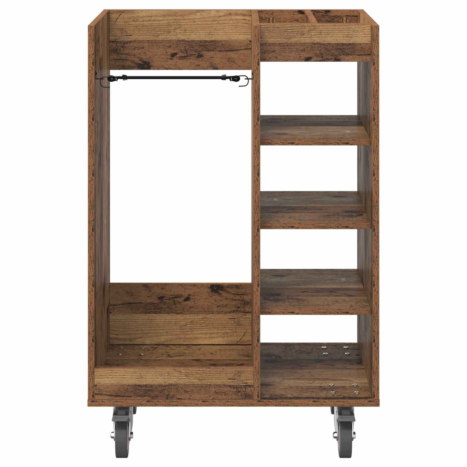 Armadio per Golf con ruota Legno vecchio 65 x 45 x 98 cm