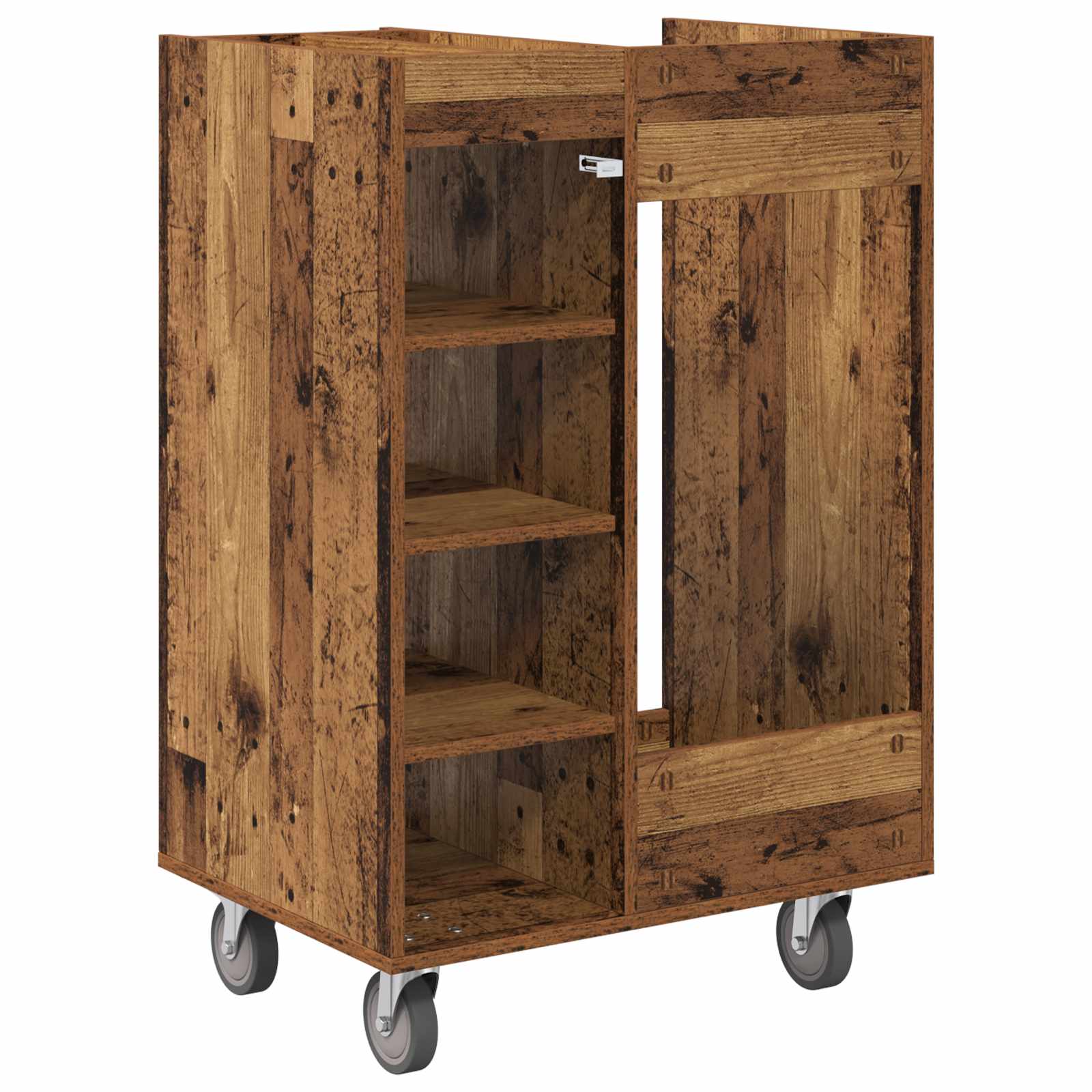 Armadio per Golf con ruota Legno vecchio 65 x 45 x 98 cm
