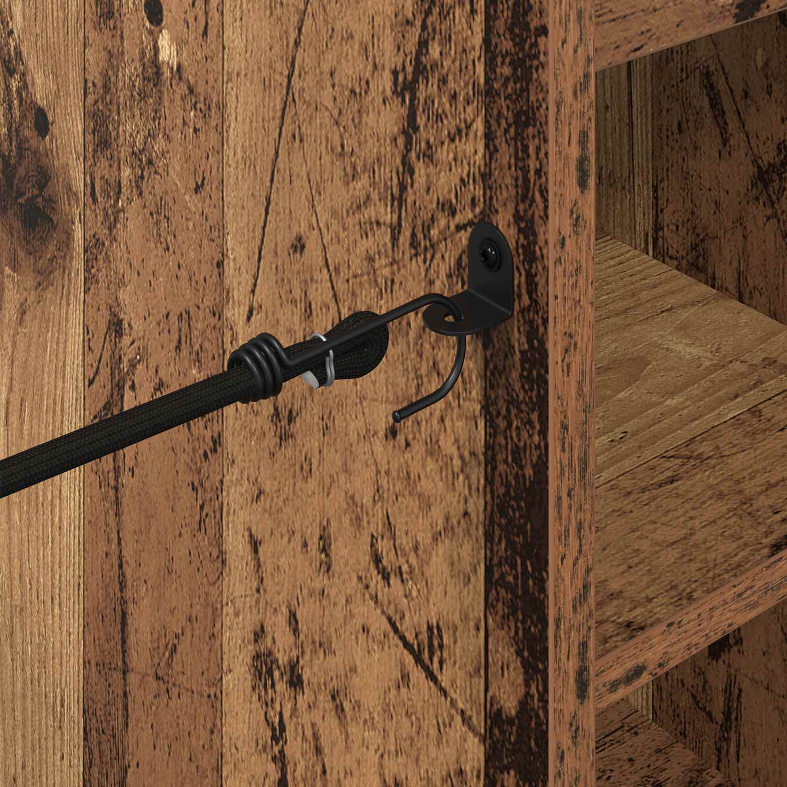 Armadio per Golf con ruota Legno vecchio 65 x 45 x 98 cm