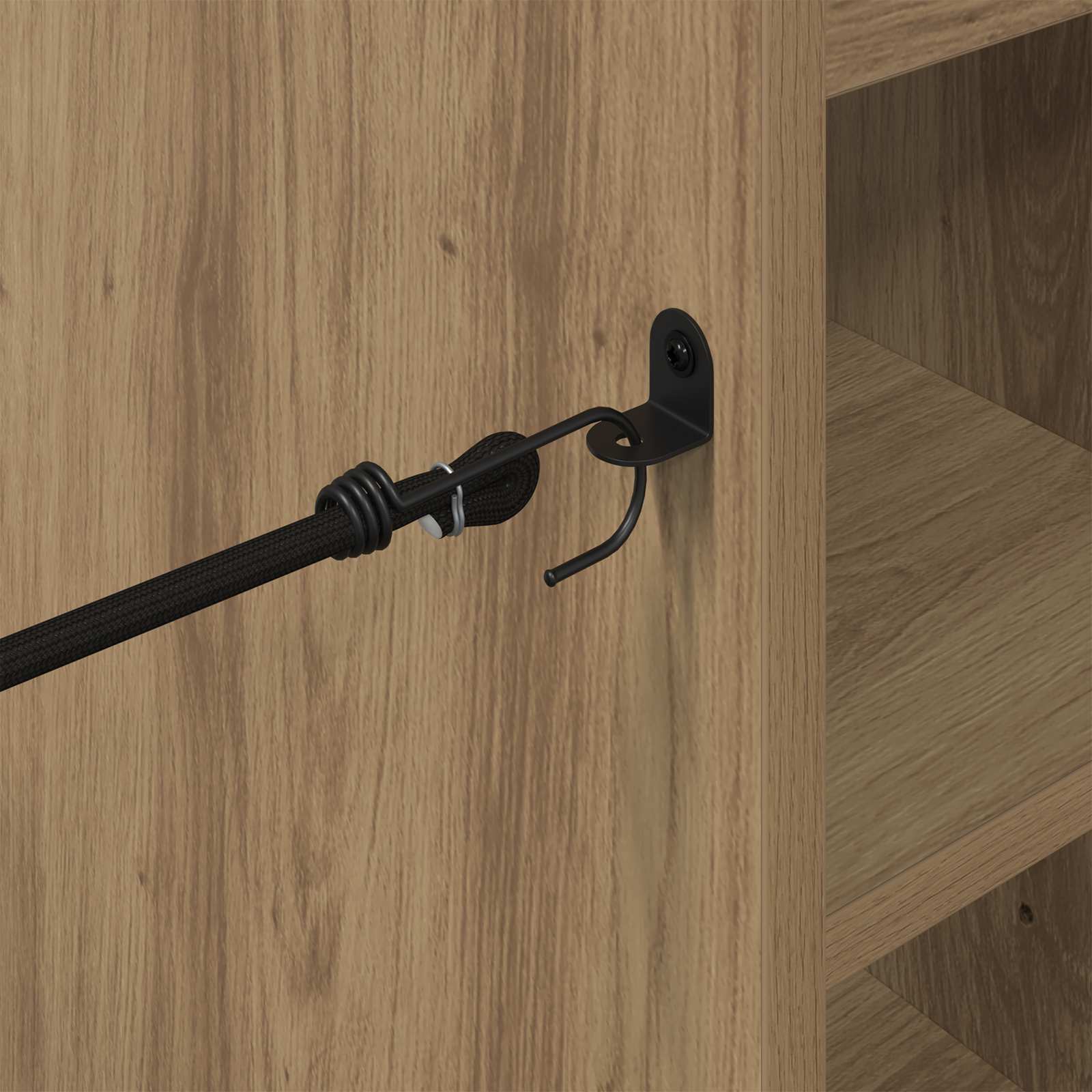 Armadio per Golf con ruota Rovere artigianale 65 x 45 x 98 cm