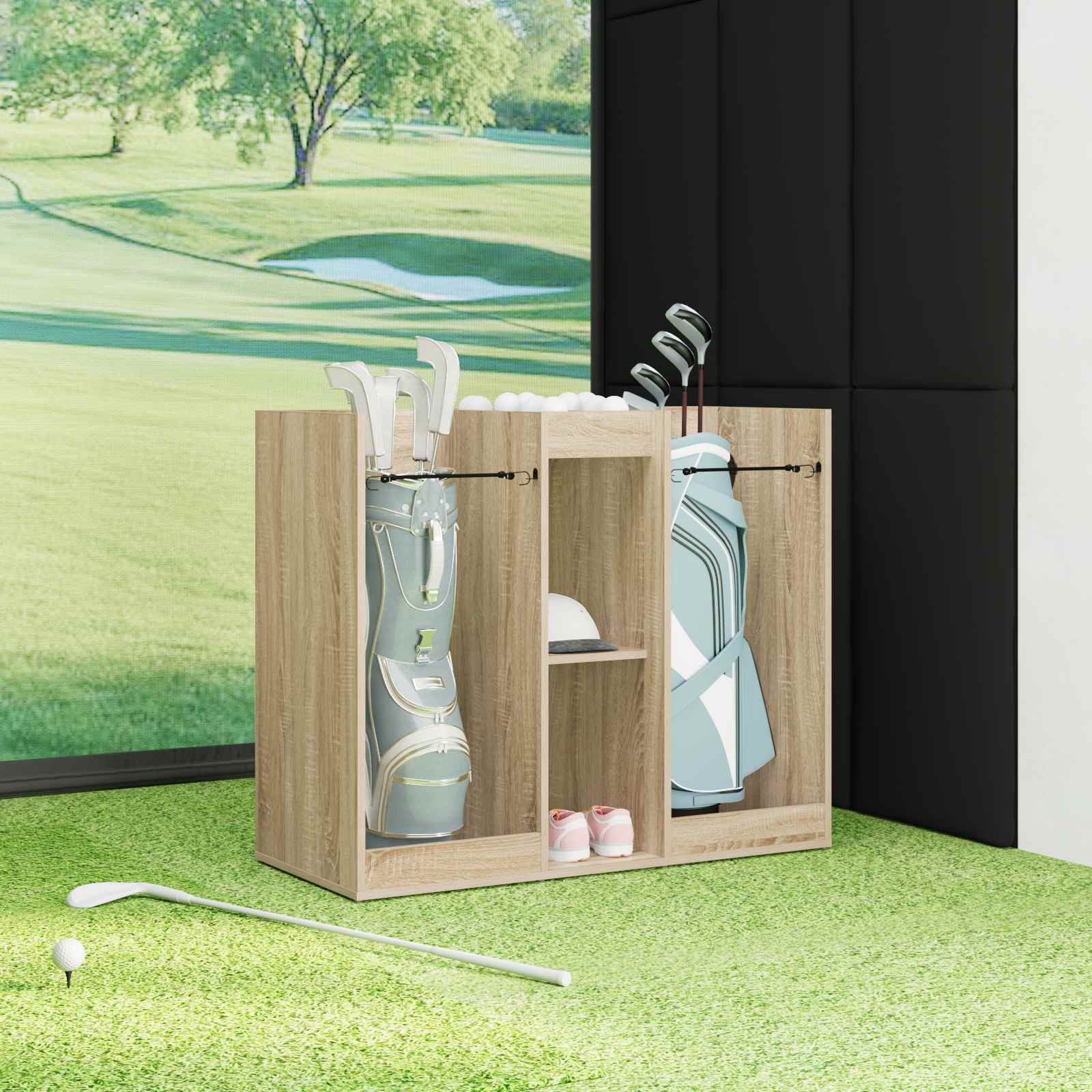 Armadio per Golf Tinta unita Rovere Sonoma 102 x 45 x 85,5 cm