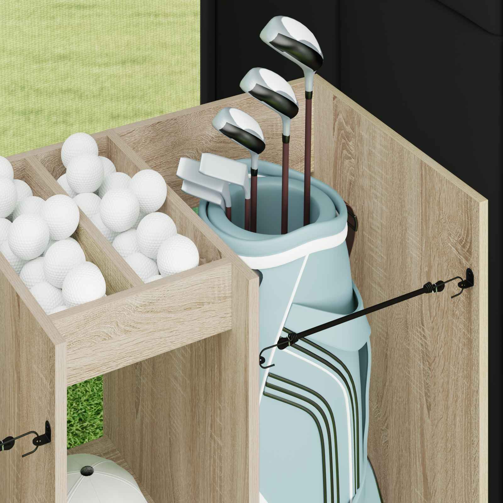 Armadio per Golf Tinta unita Rovere Sonoma 102 x 45 x 85,5 cm