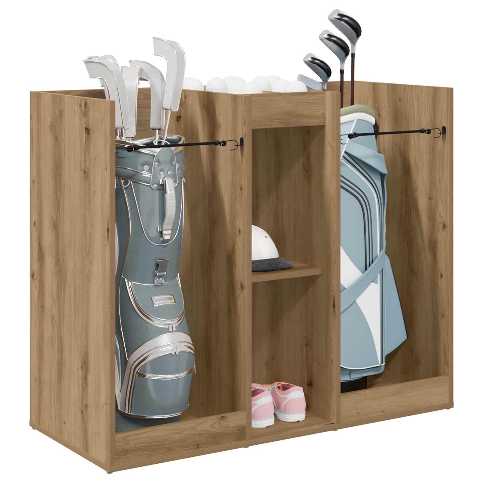 Armadio per Golf Rovere artigianale 102 x 45 x 85,5 cm