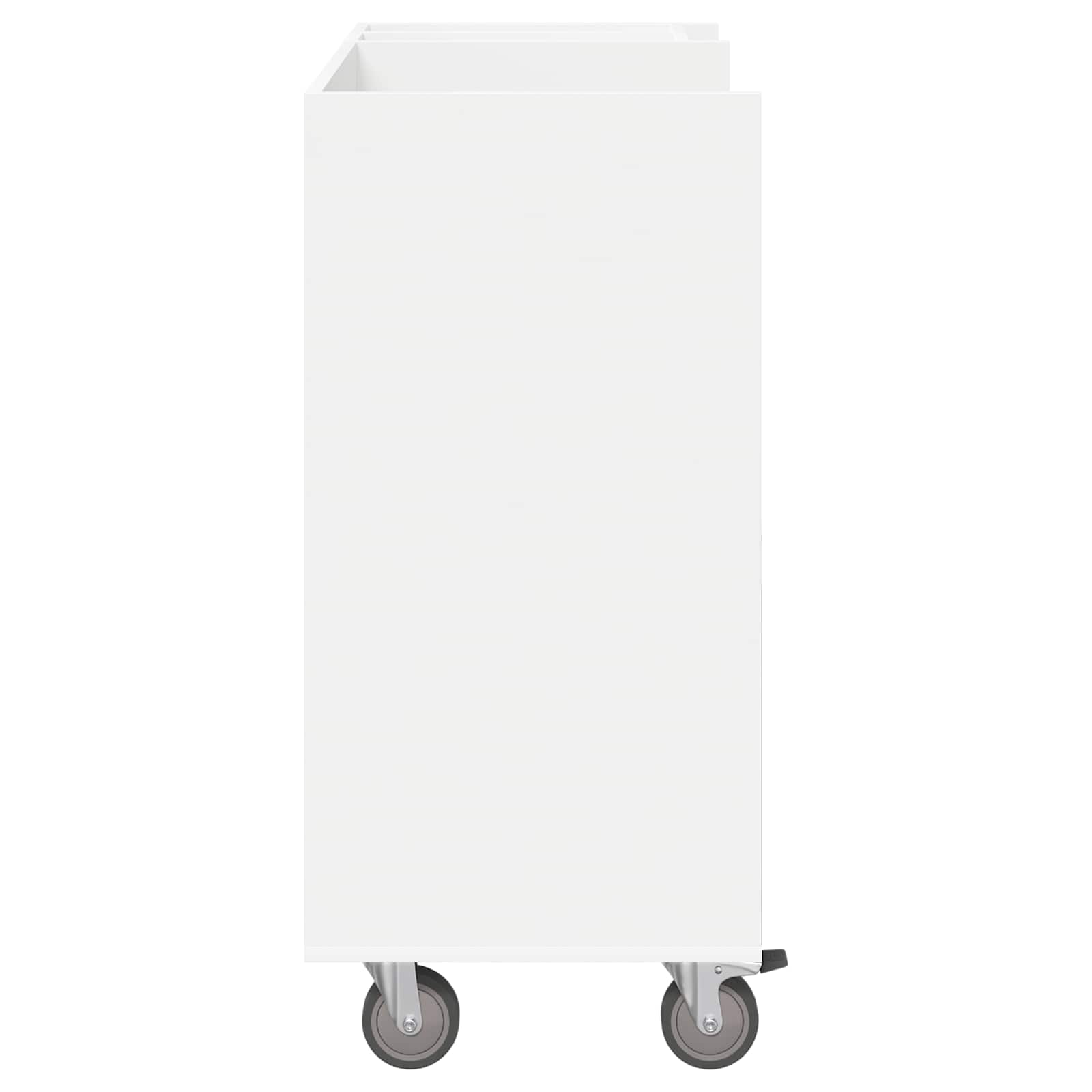 Armadio per Golf con ruota Tinta unita Bianco 90 x 45 x 98 cm