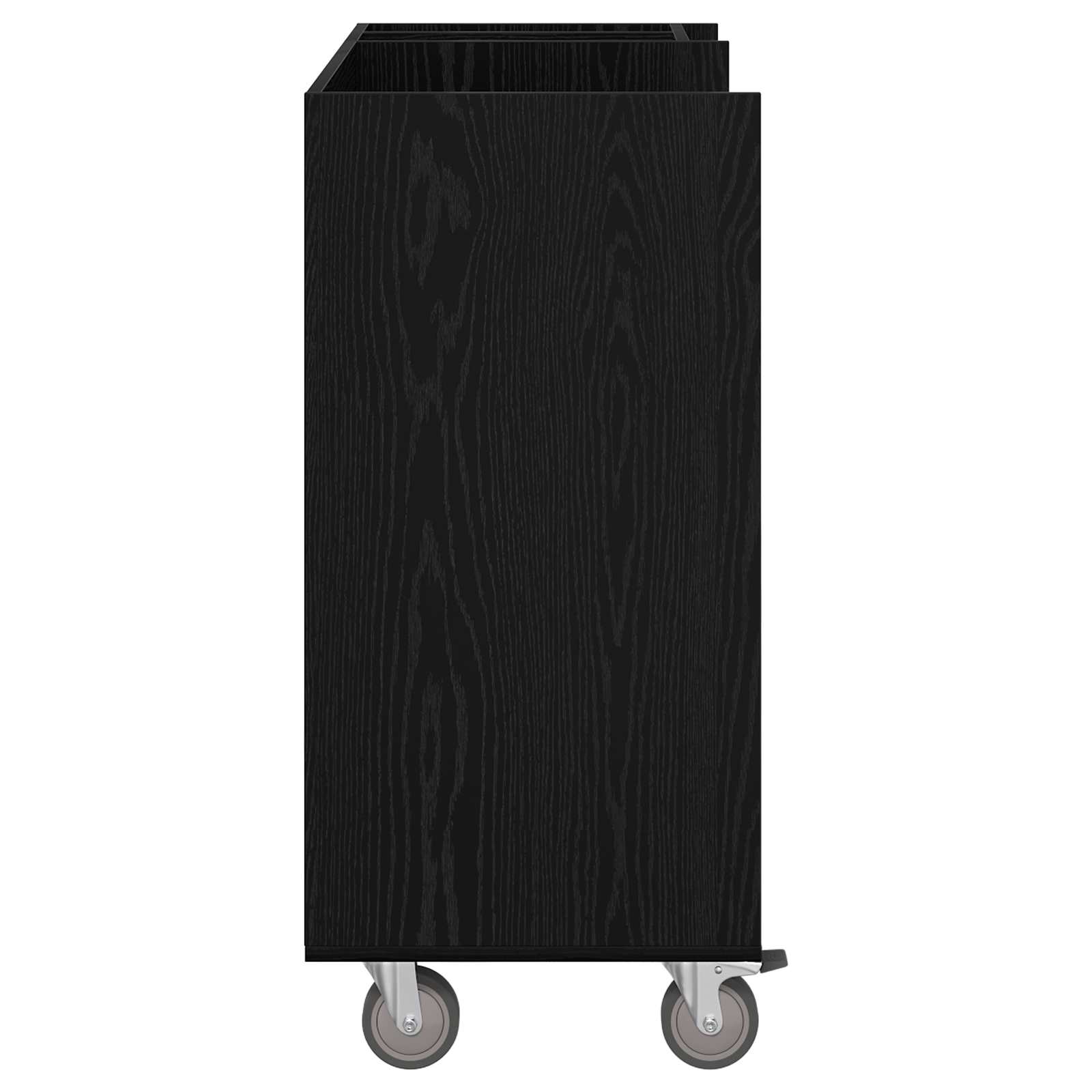 Armadio per Golf con ruota Rovere Nero 90 x 45 x 98 cm