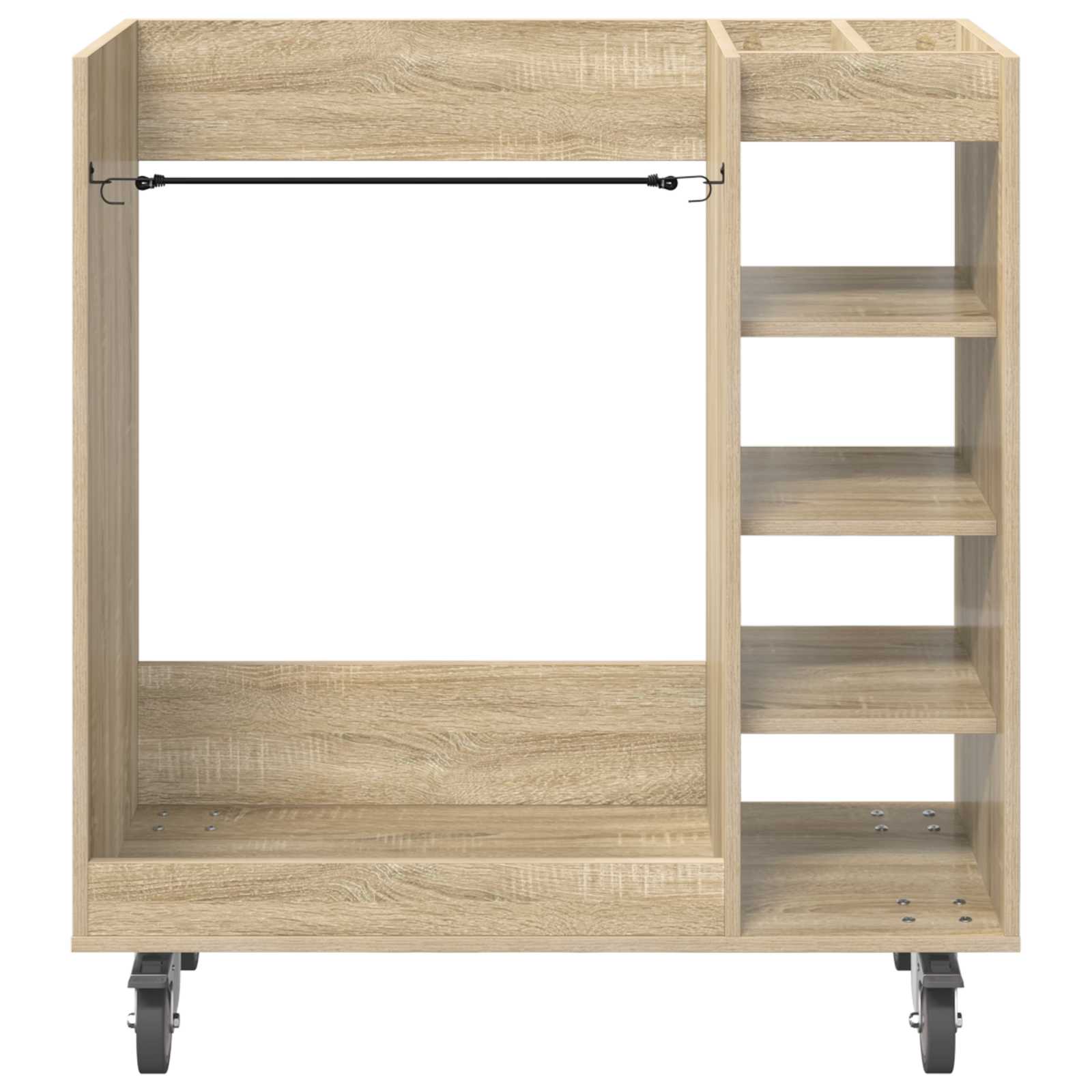Armadio per Golf con ruota Rovere Sonoma 90 x 45 x 98 cm