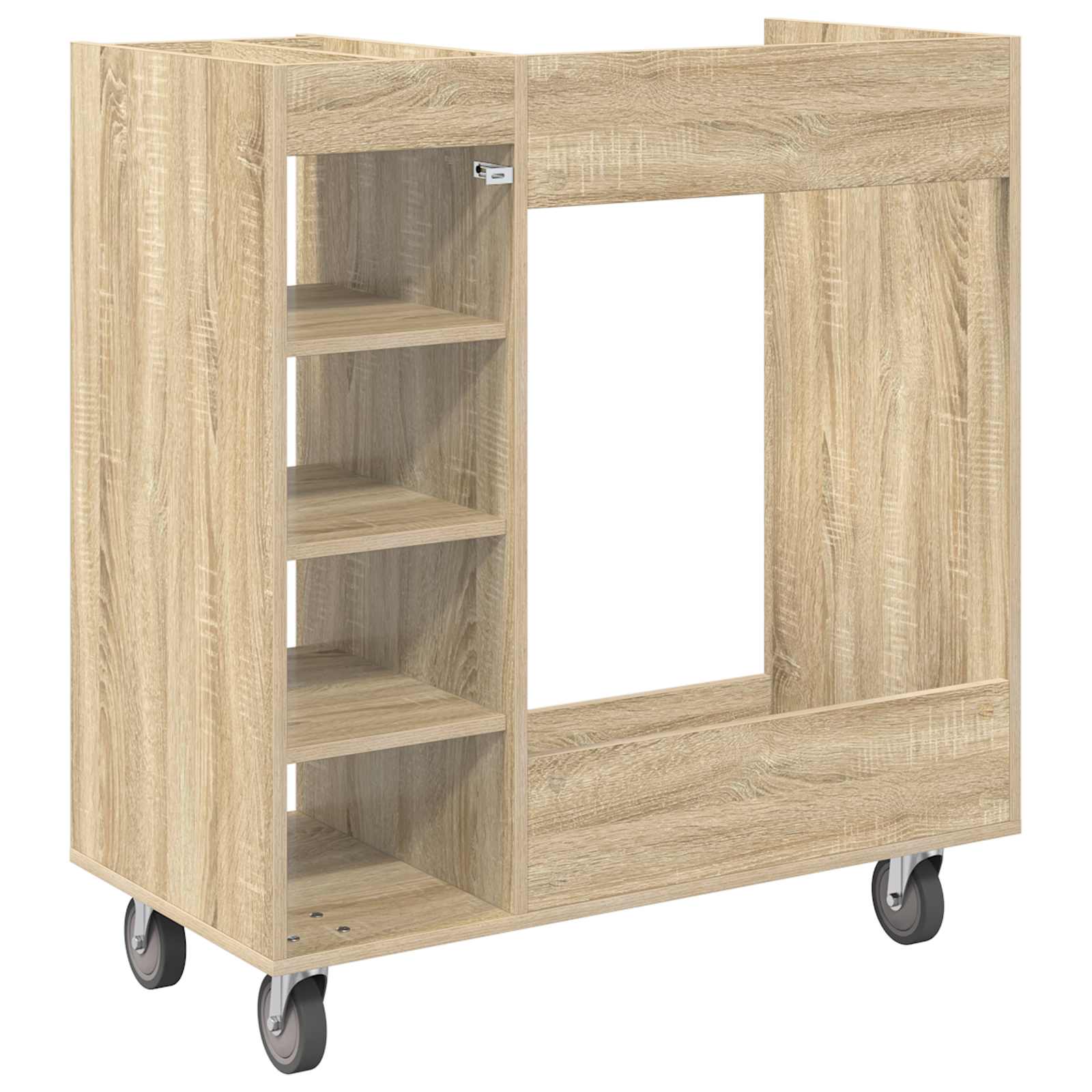 Armadio per Golf con ruota Rovere Sonoma 90 x 45 x 98 cm