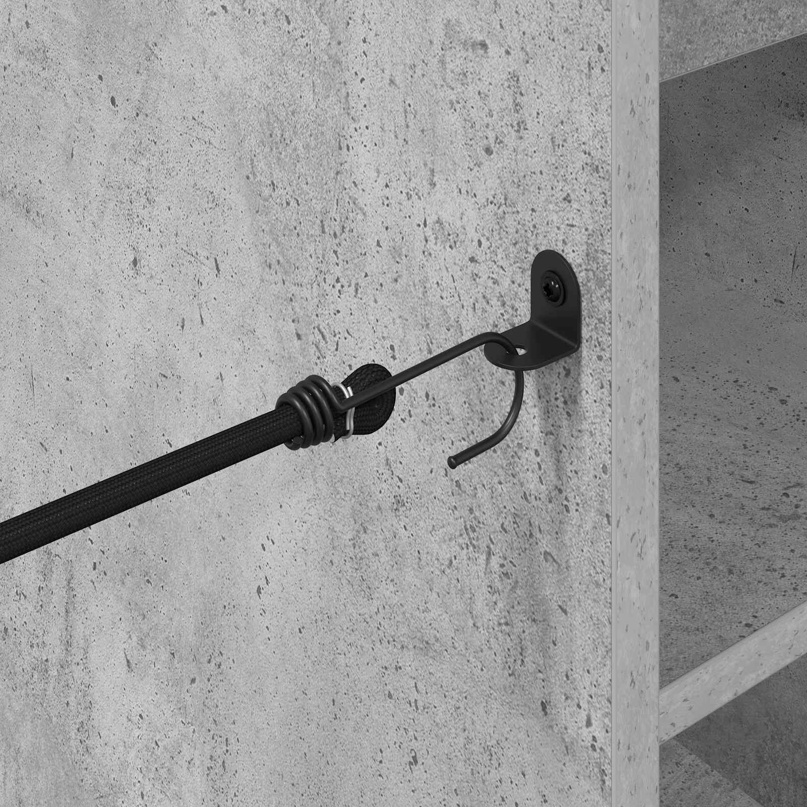Armadio per Golf con ruota Grigio Cemento 90 x 45 x 98 cm