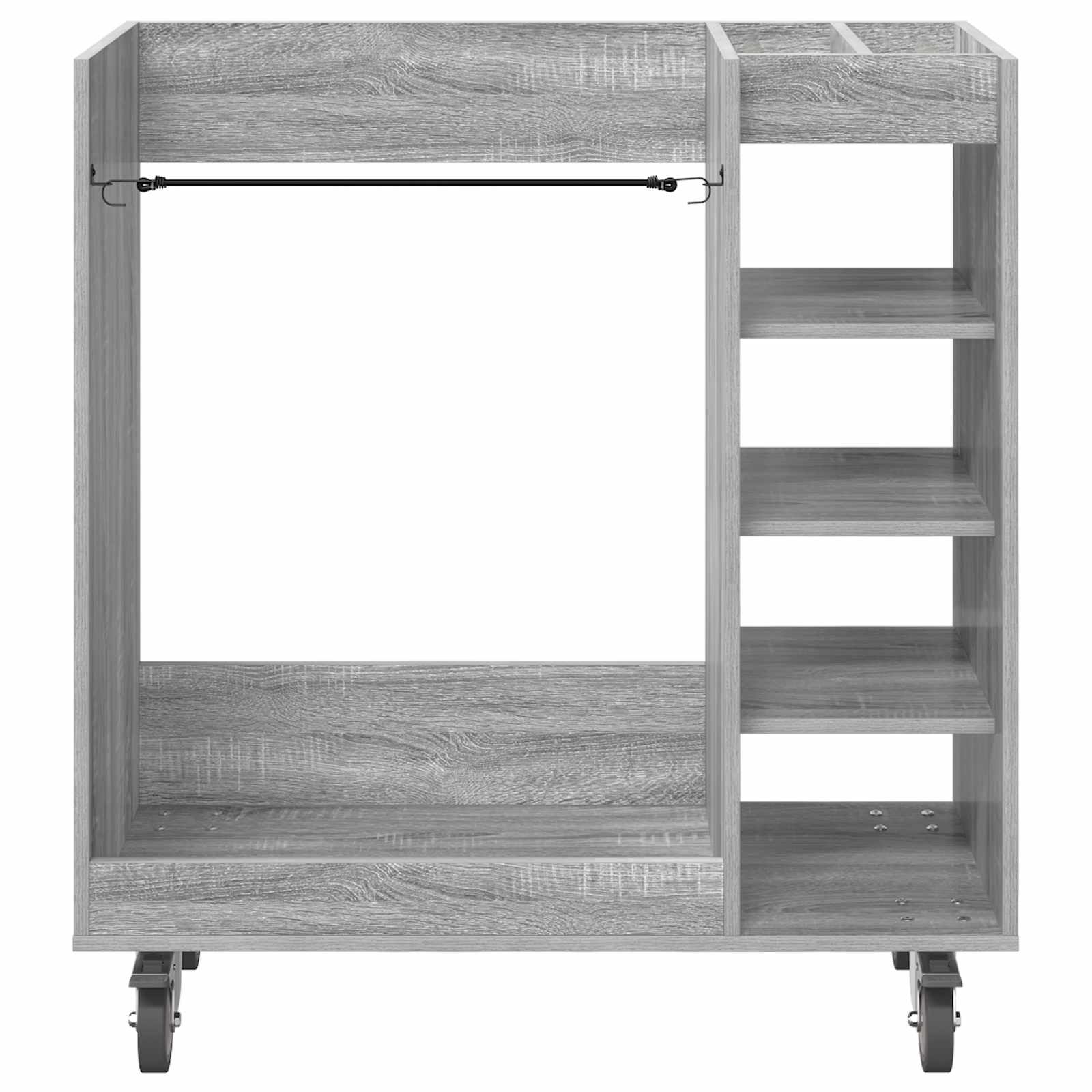Armadio per Golf con ruota Sonoma grigio 90 x 45 x 98 cm