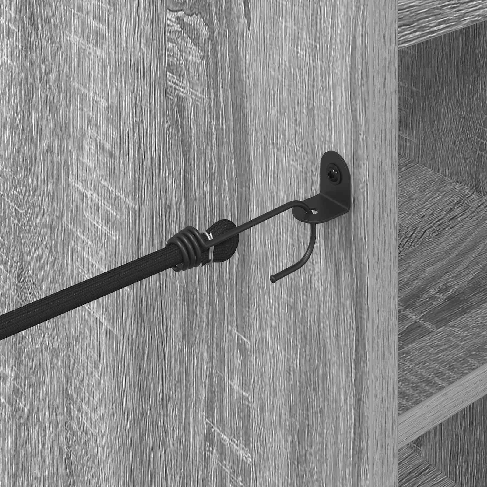 Armadio per Golf con ruota Sonoma grigio 90 x 45 x 98 cm
