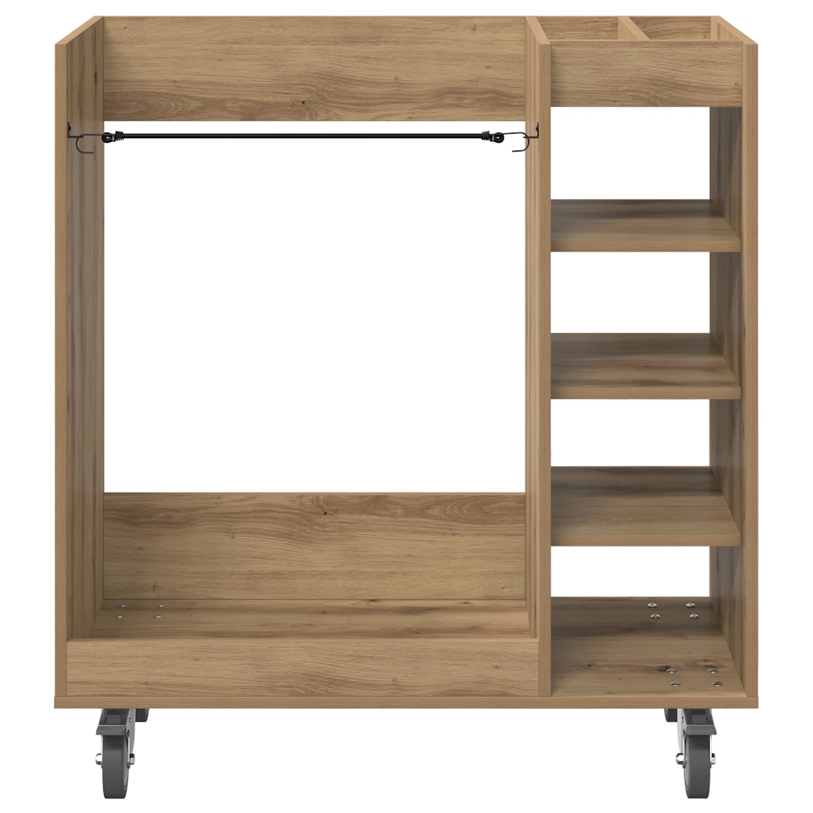 Armadio per Golf con ruota Rovere artigianale 90 x 45 x 98 cm