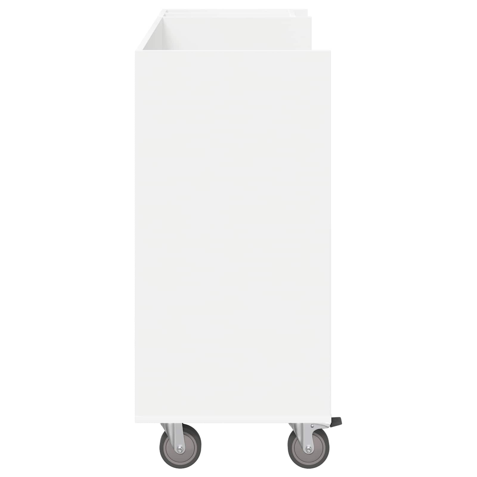 Armadio per Golf con ruota Tinta unita Bianco 120 x 45 x 98 cm