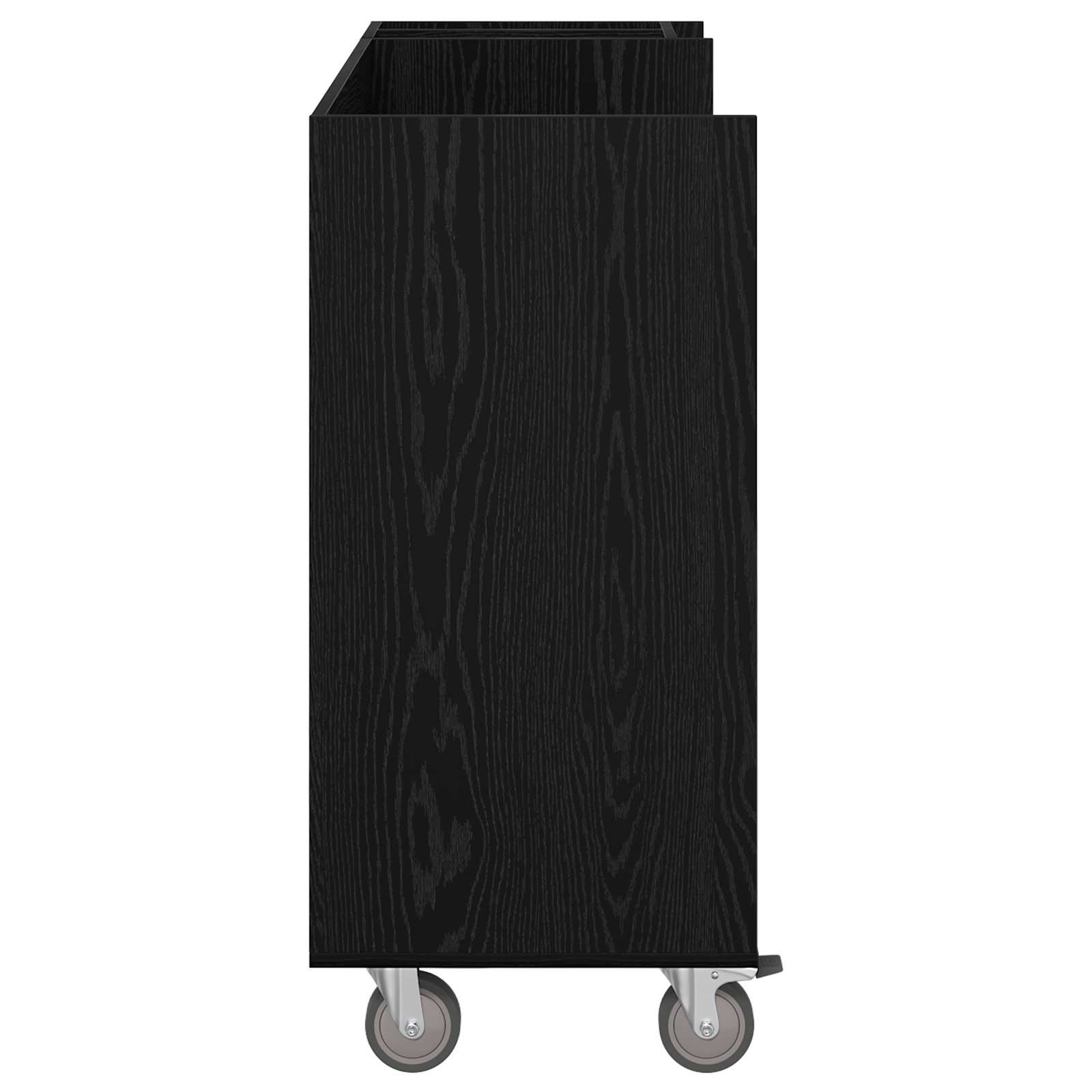 Armadio per Golf con ruota Rovere Nero 120 x 45 x 98 cm