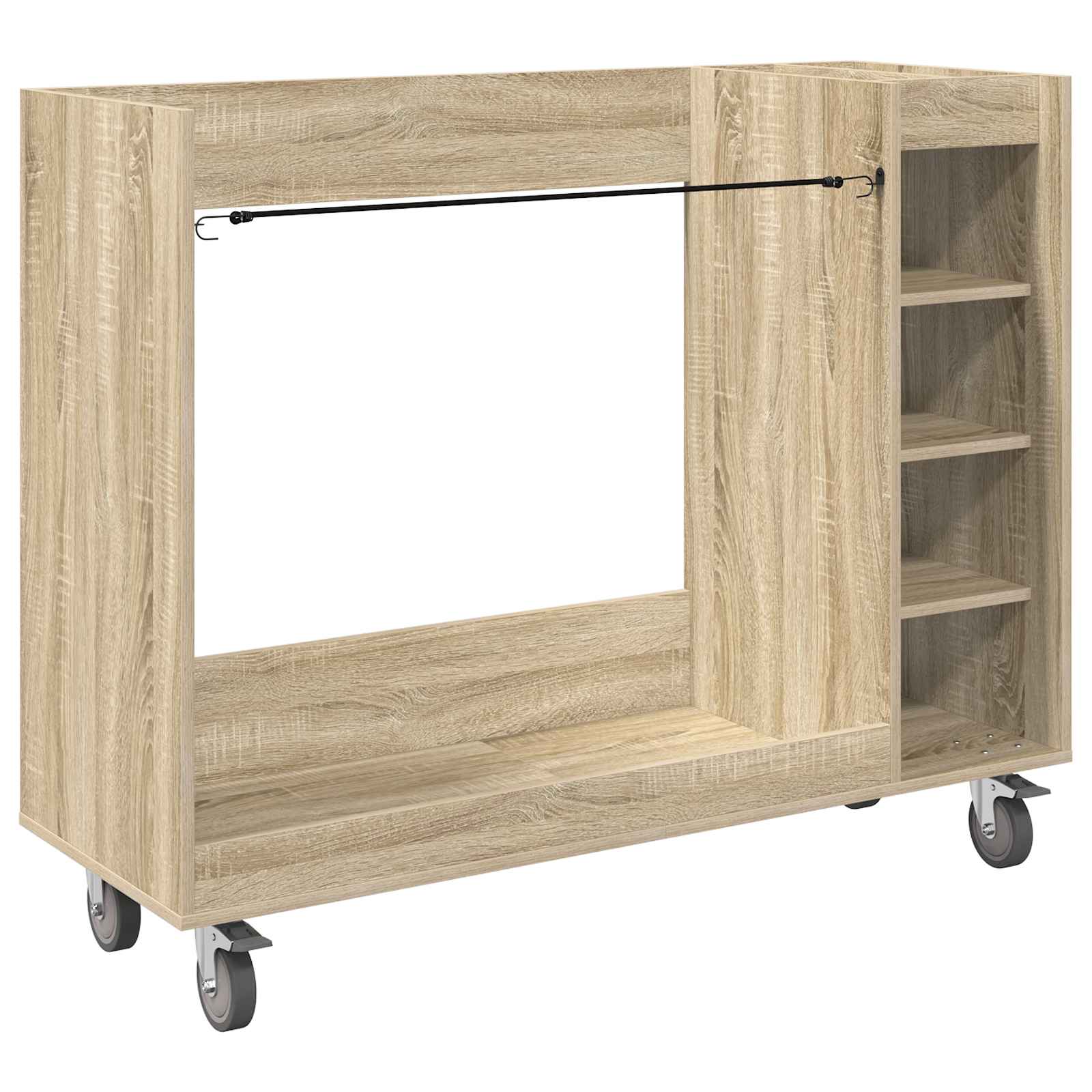 Armadio per Golf con ruota Rovere Sonoma 120 x 45 x 98 cm