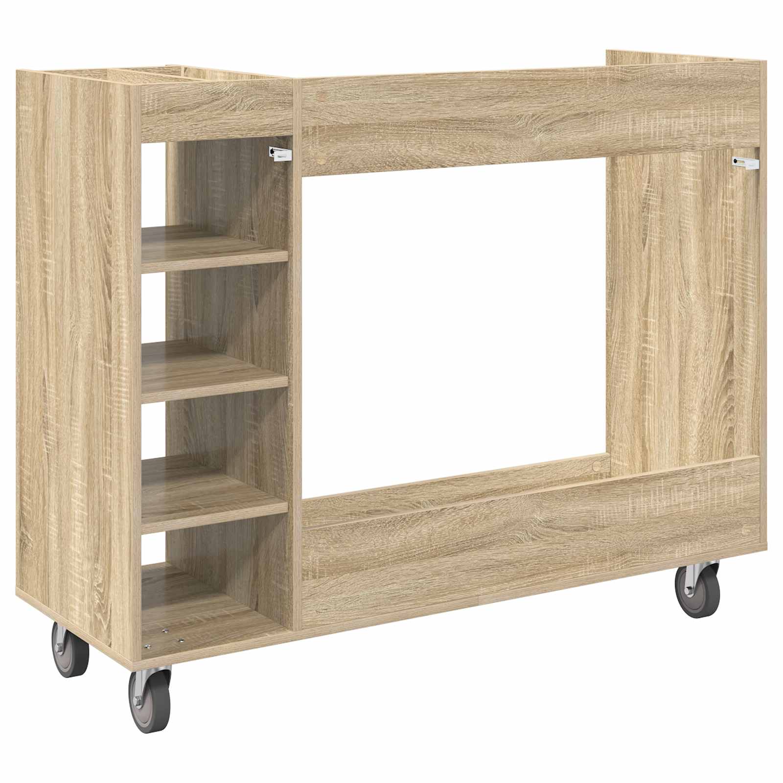 Armadio per Golf con ruota Rovere Sonoma 120 x 45 x 98 cm
