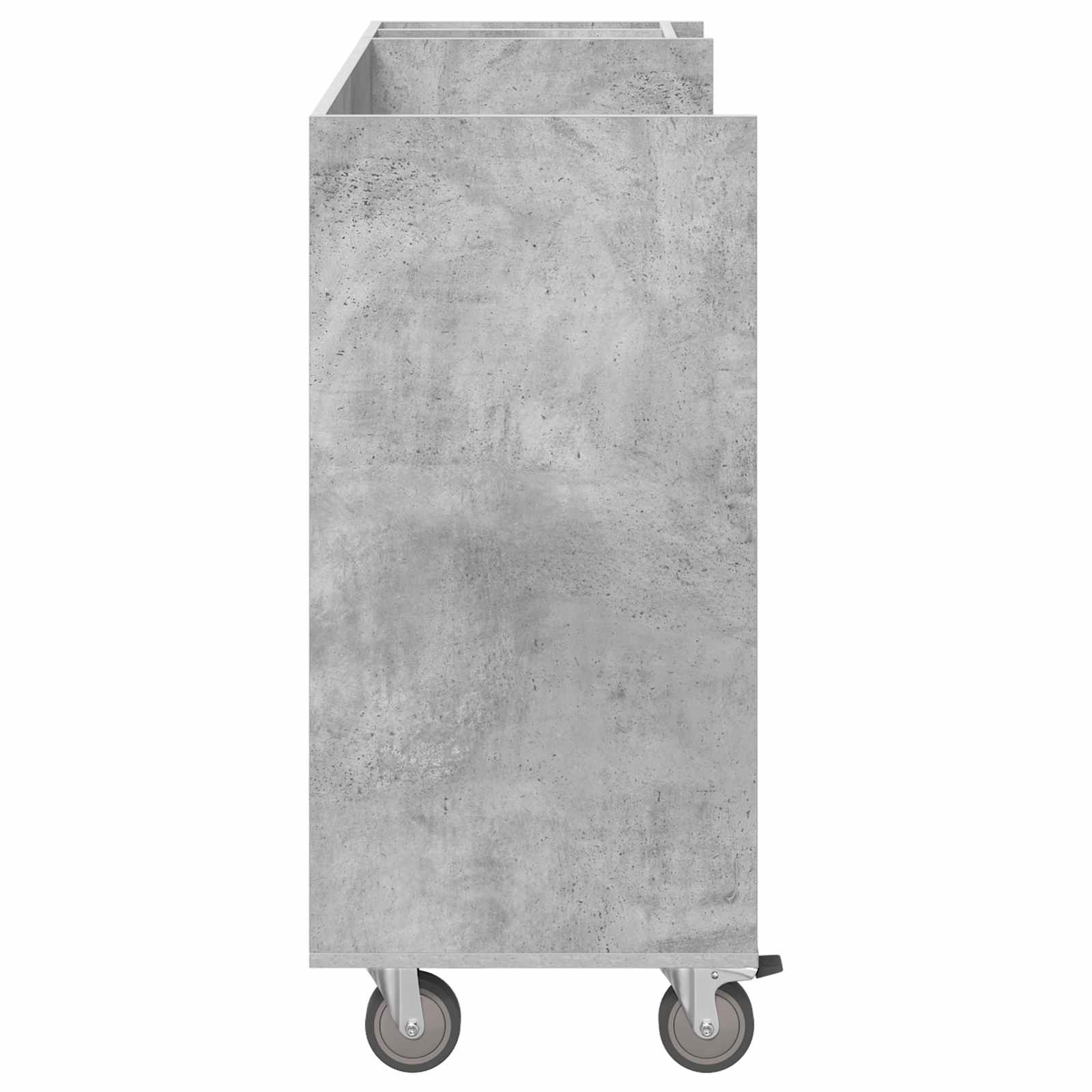 Armadio per Golf con ruota Grigio cemento 120 x 45 x 98 cm