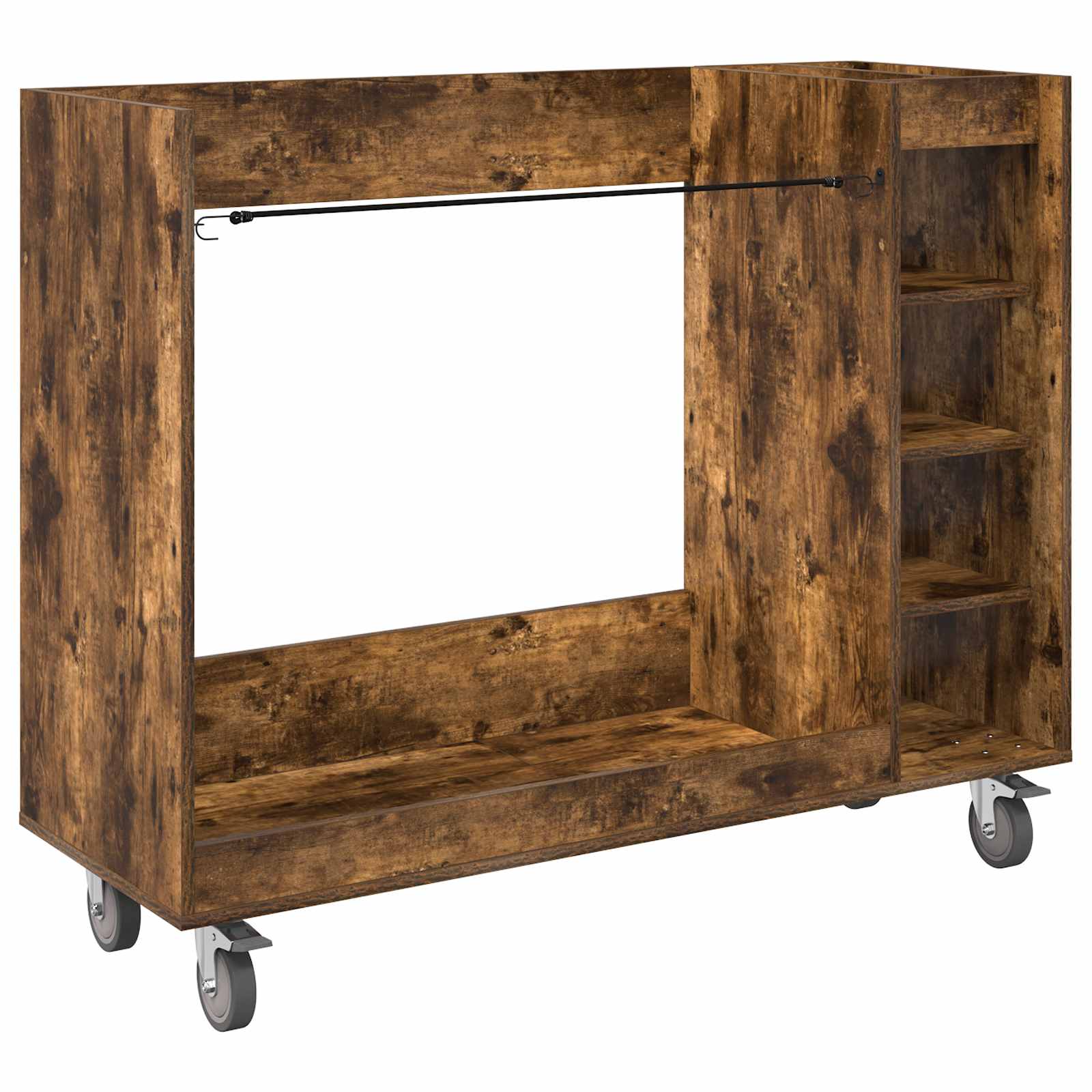 Armadio per Golf con ruota Rovere fumé 120 x 45 x 98 cm
