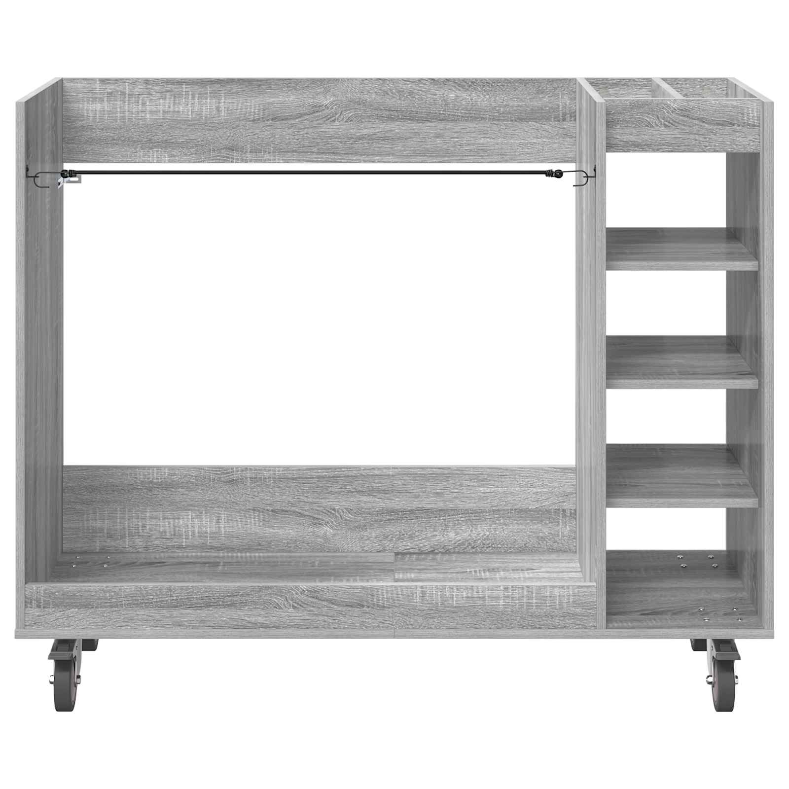 Armadio per Golf con ruota Sonoma grigio 120 x 45 x 98 cm