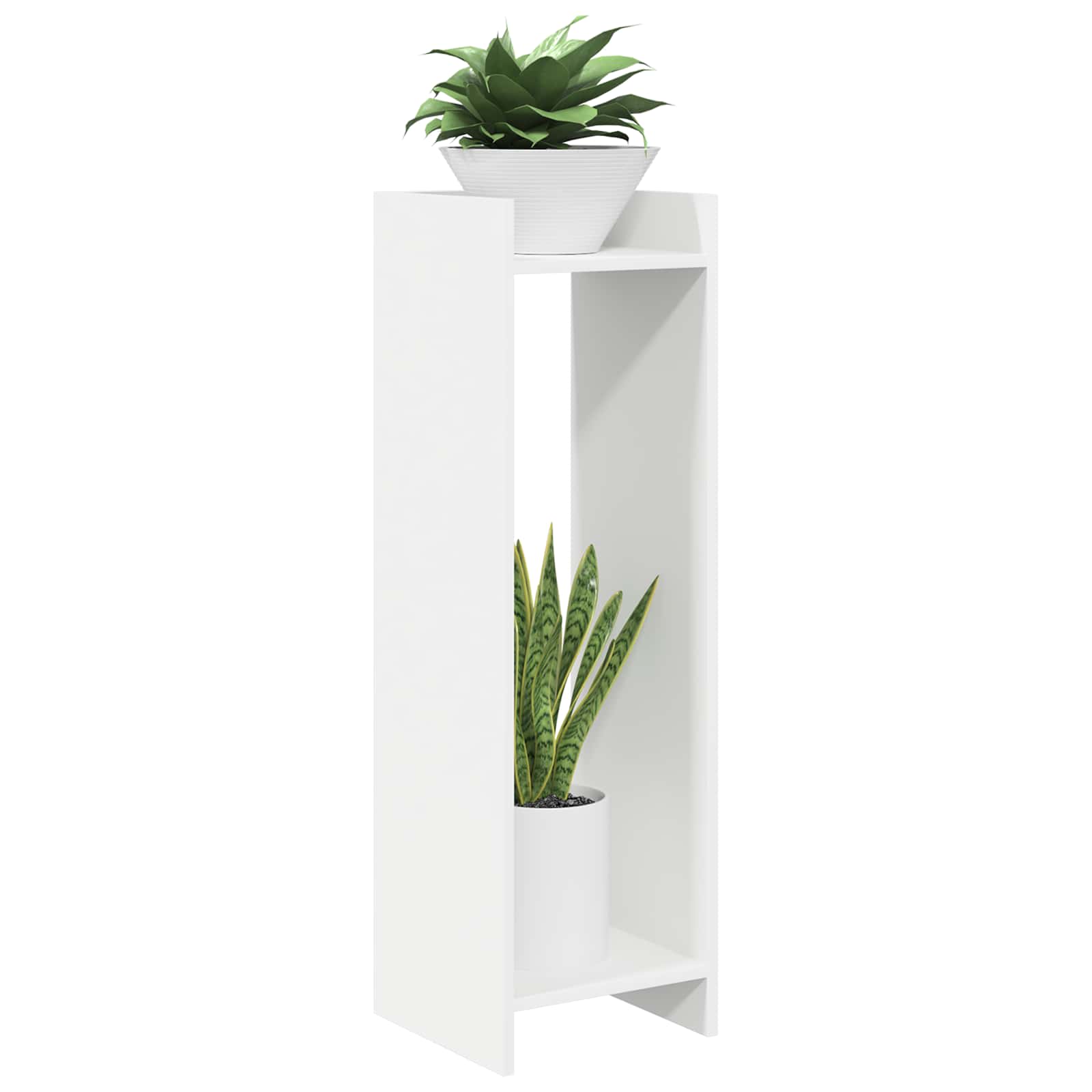 Supporto per piante Bianco 30 x 30 x 100 cm