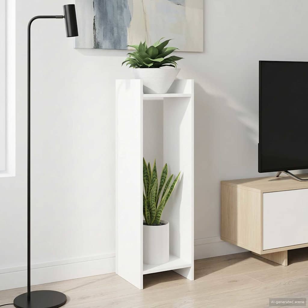 Supporto per piante Bianco 30 x 30 x 100 cm