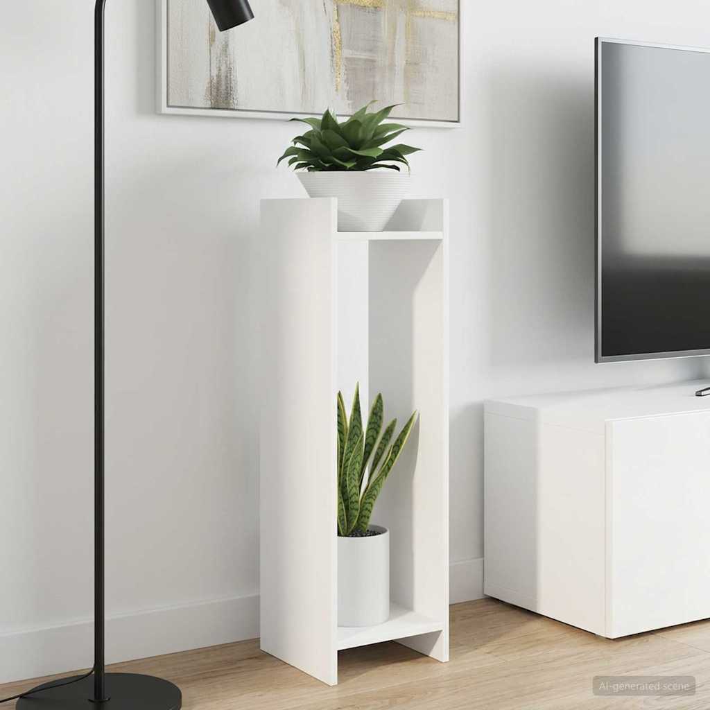 Supporto per piante 2 pz Bianco 30 x 30 x 100 cm