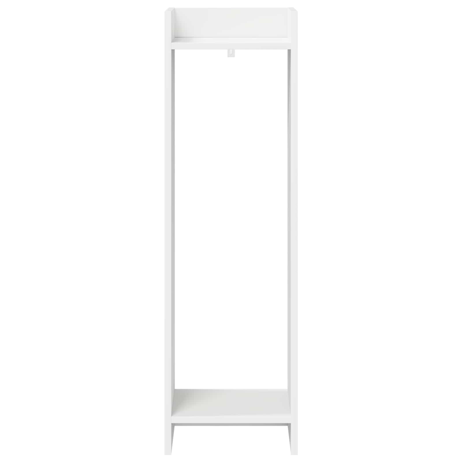 Supporto per piante 2 pz Bianco 30 x 30 x 100 cm
