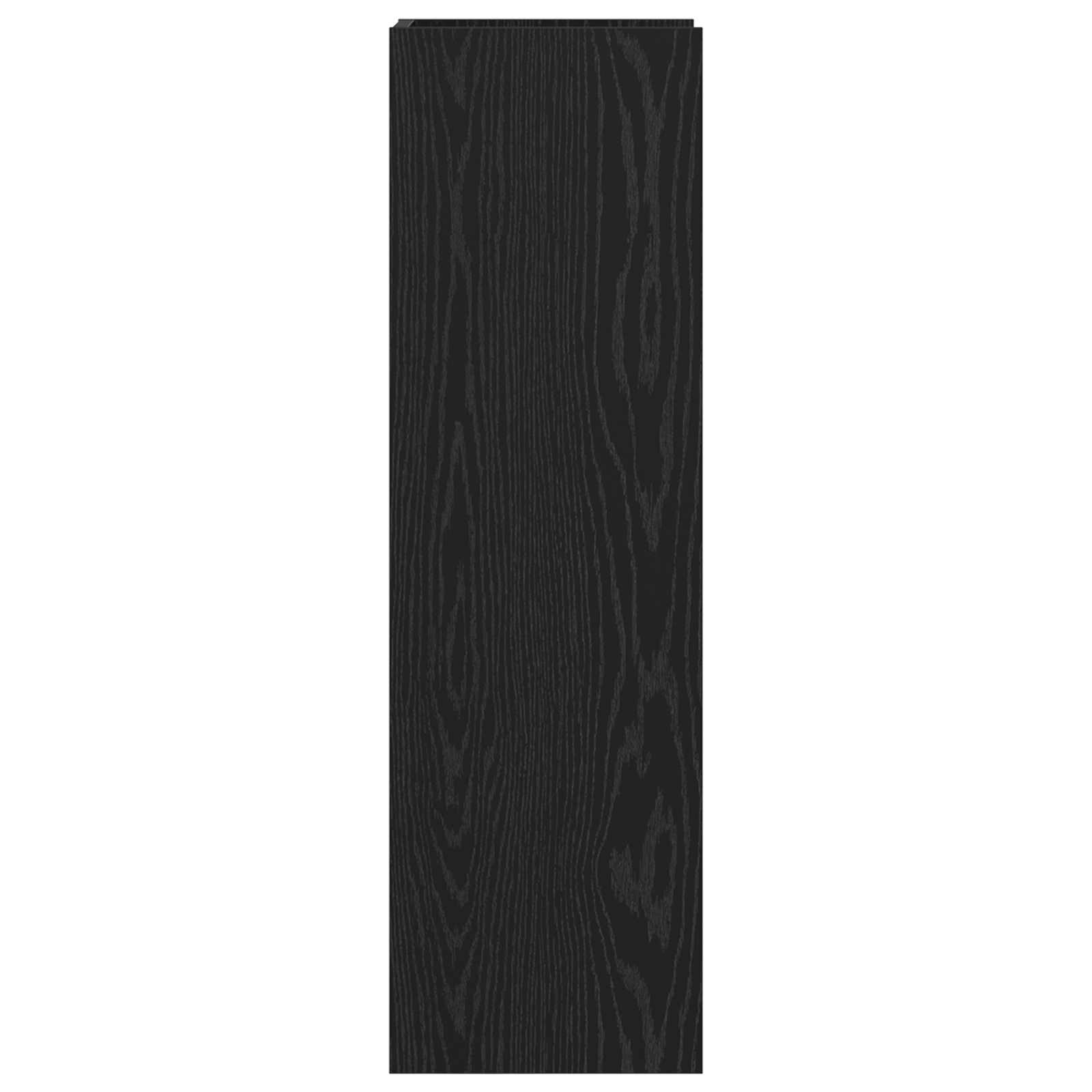 Supporto per piante Rovere Nero 30 x 30 x 100 cm