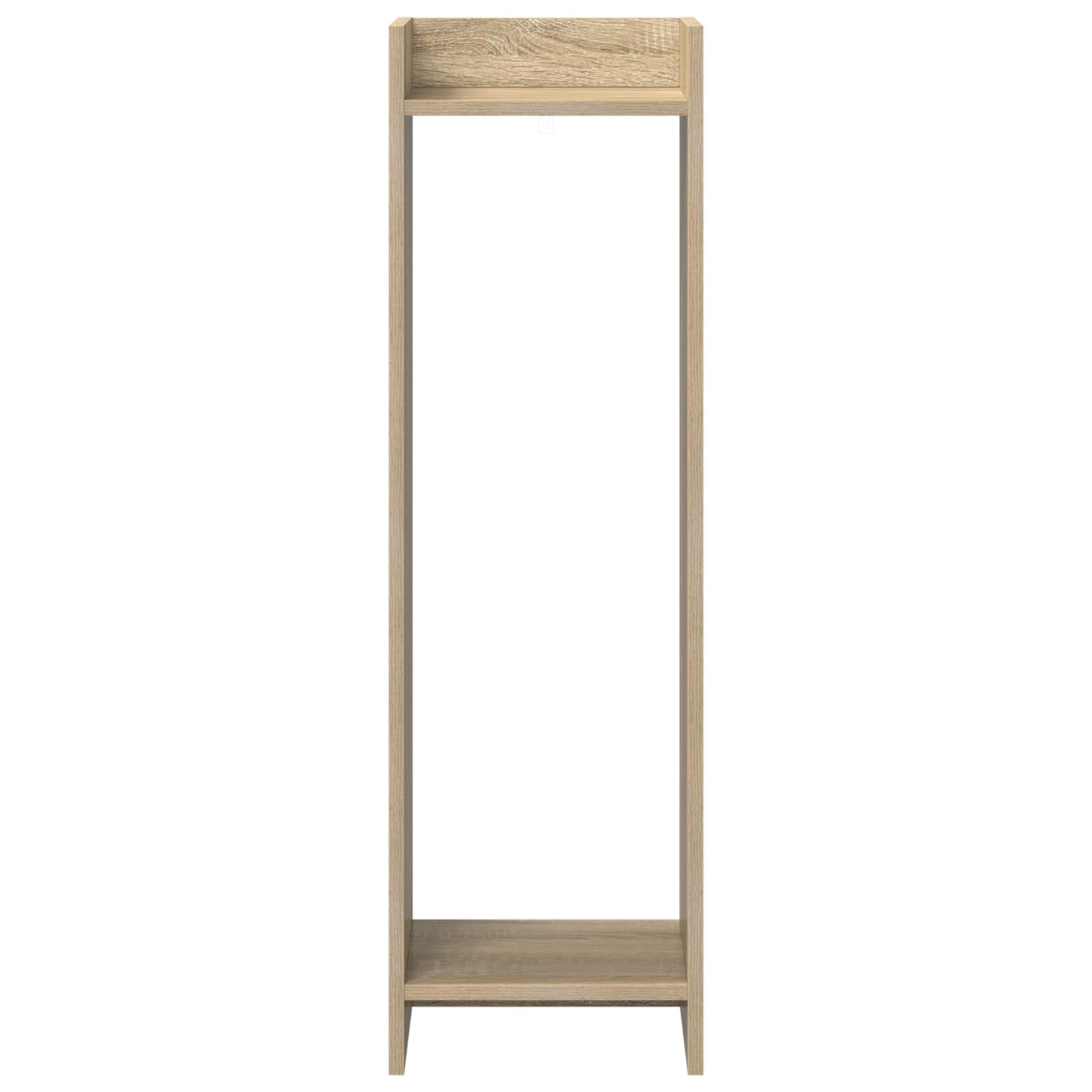 Supporto per piante 2 pz Rovere Sonoma 30 x 30 x 100 cm