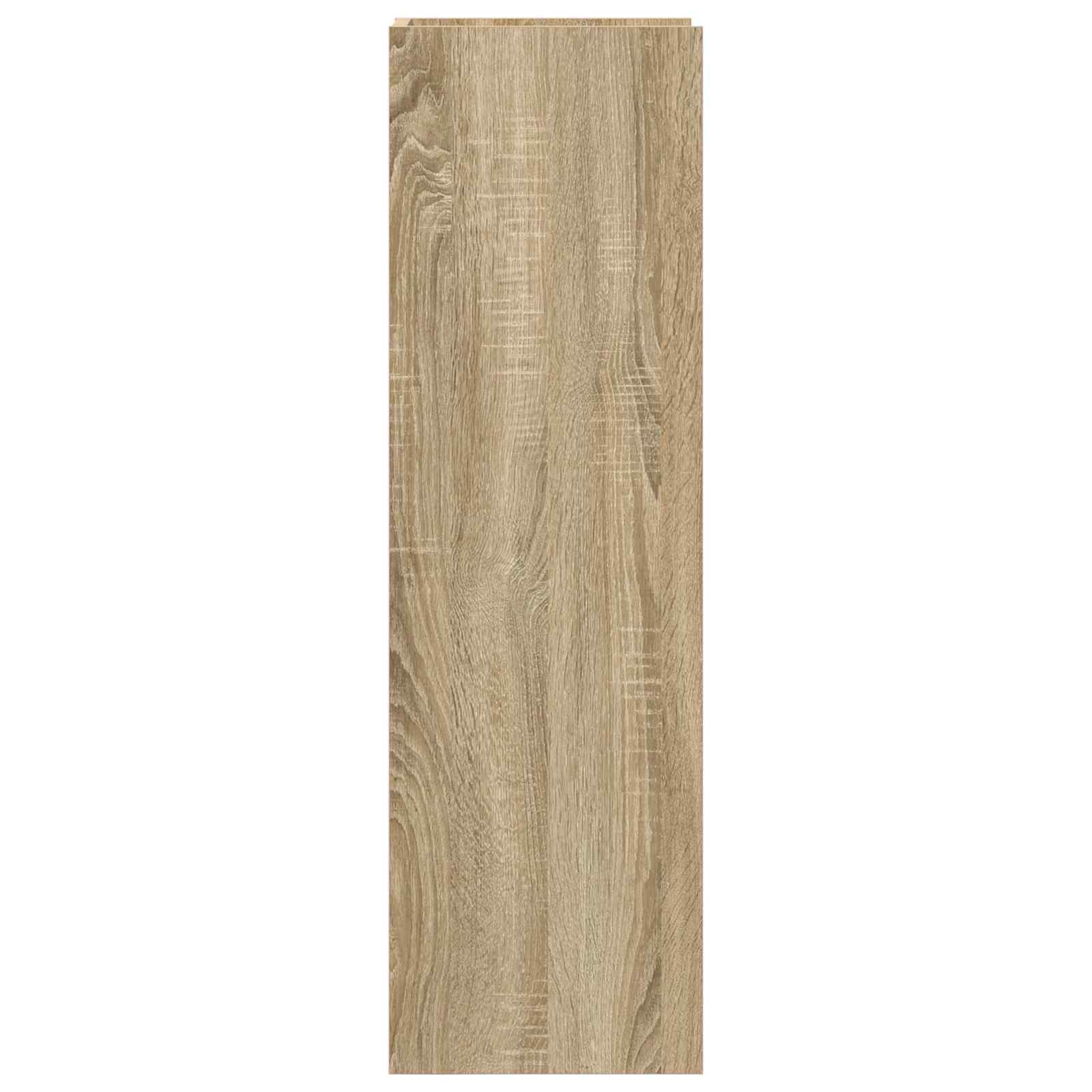 Supporto per piante 2 pz Rovere Sonoma 30 x 30 x 100 cm