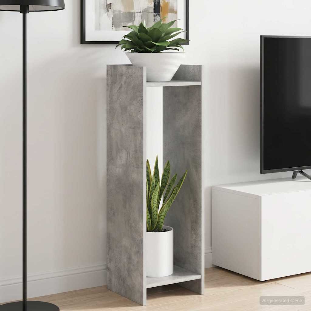 Supporto per piante Grigio Cemento 30 x 30 x 100 cm