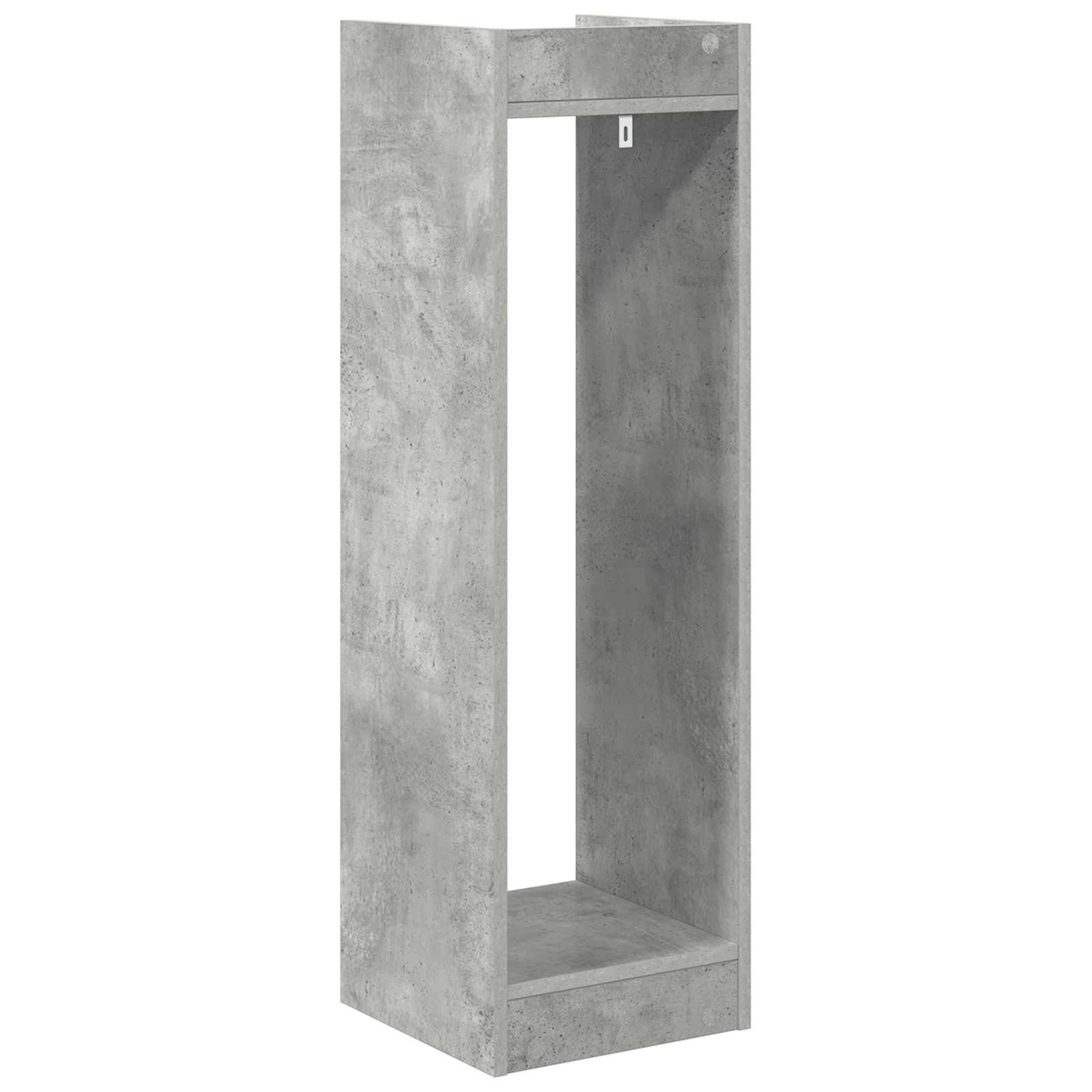 Supporto per piante Grigio Cemento 30 x 30 x 100 cm