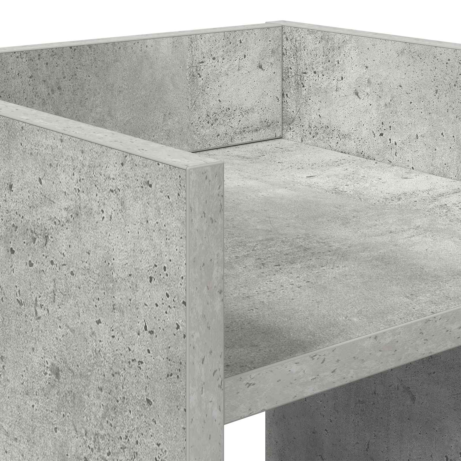 Supporto per piante 2 pz Grigio Cemento 30 x 30 x 100 cm