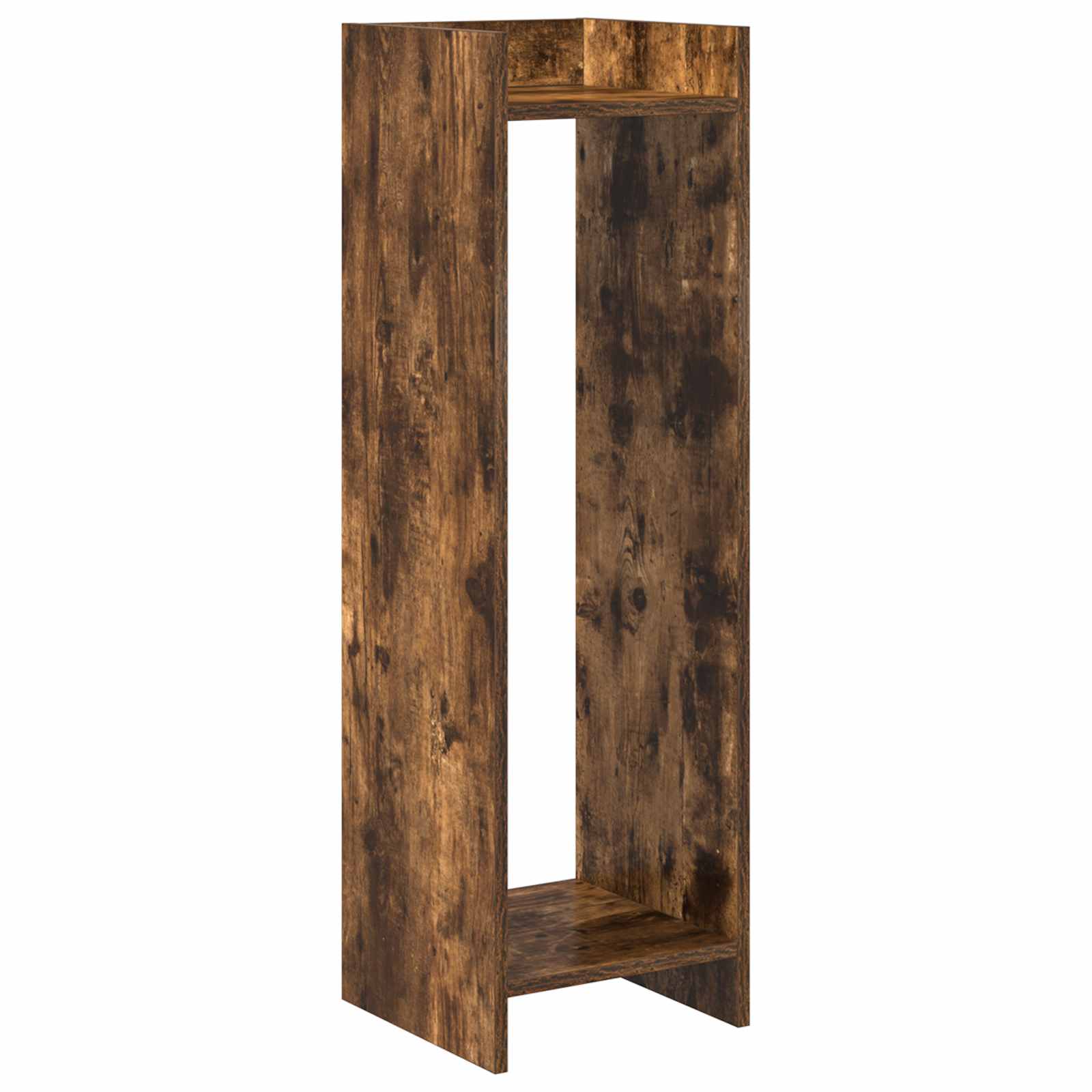 Supporto per piante 2 pz Rovere Fumo 30 x 30 x 100 cm