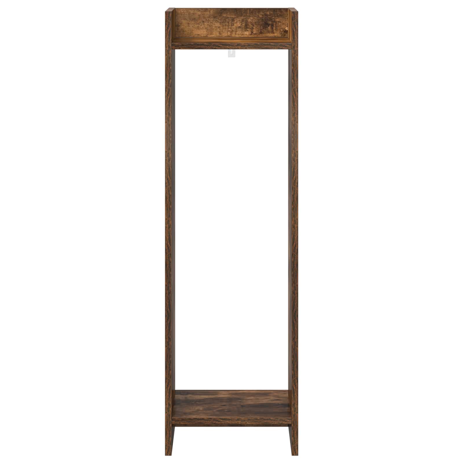Supporto per piante 2 pz Rovere Fumo 30 x 30 x 100 cm