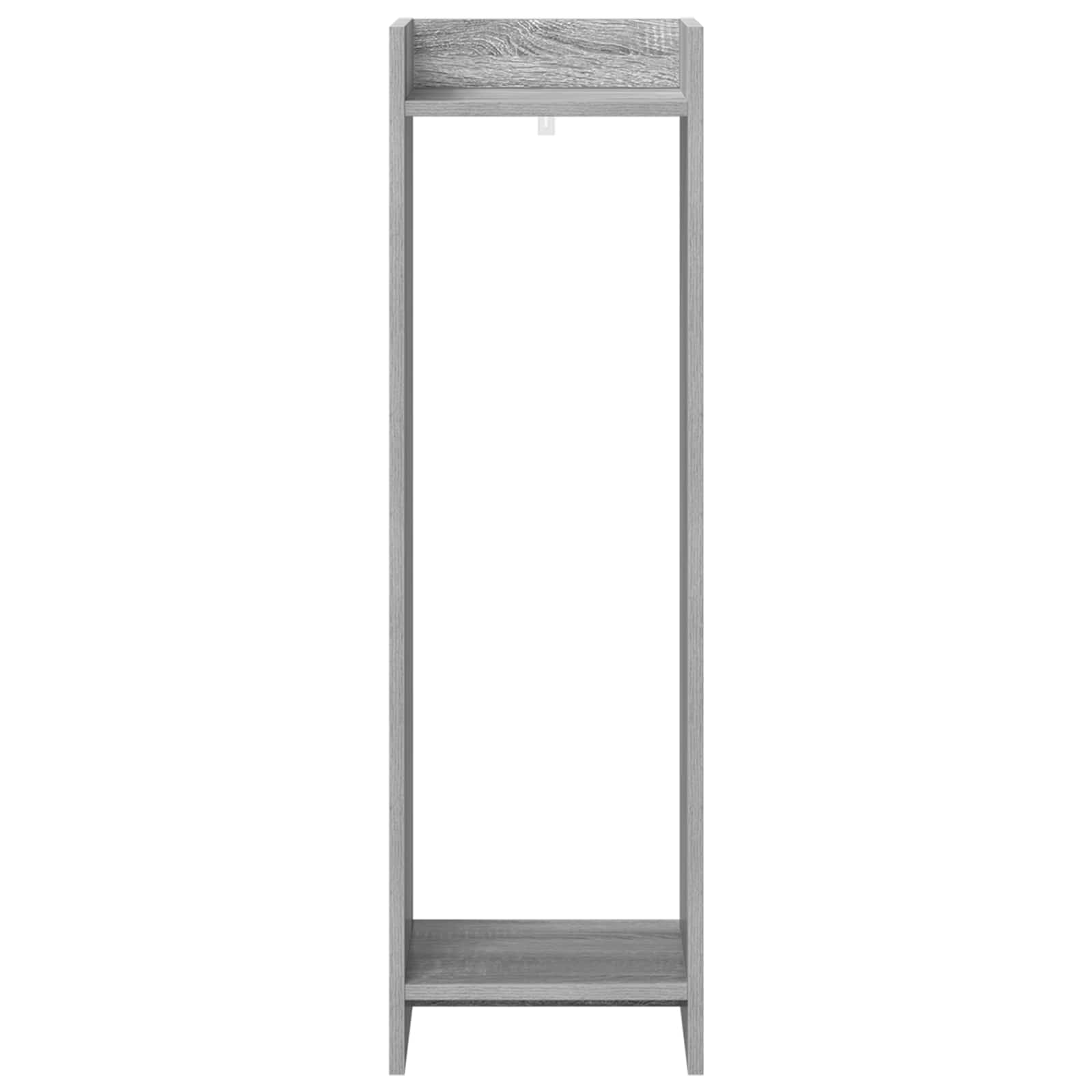 Supporto per piante Sonoma grigio 30 x 30 x 100 cm