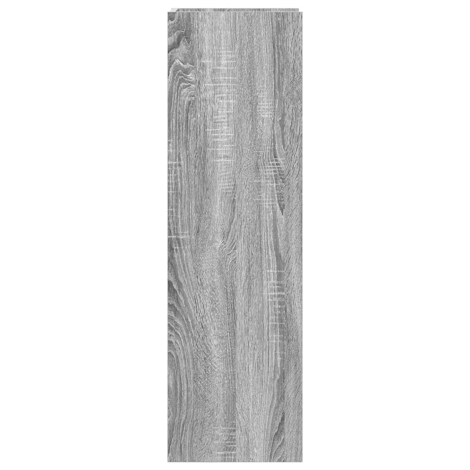 Supporto per piante 2 pz Sonoma grigio 30 x 30 x 100 cm
