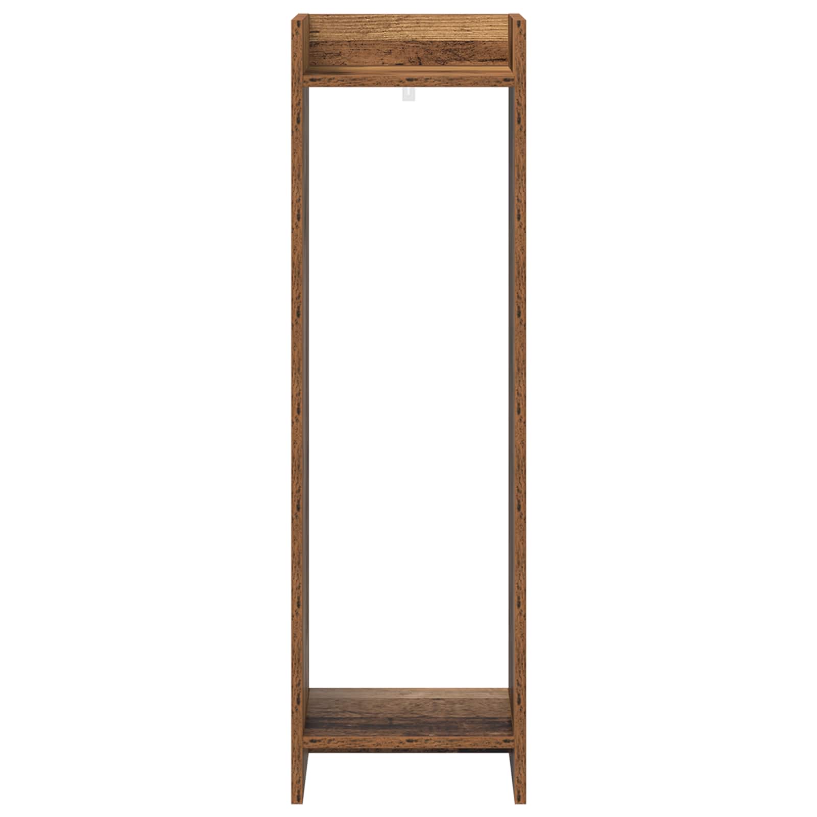 Supporto per piante 2 pz Legno antico 30 x 30 x 100 cm